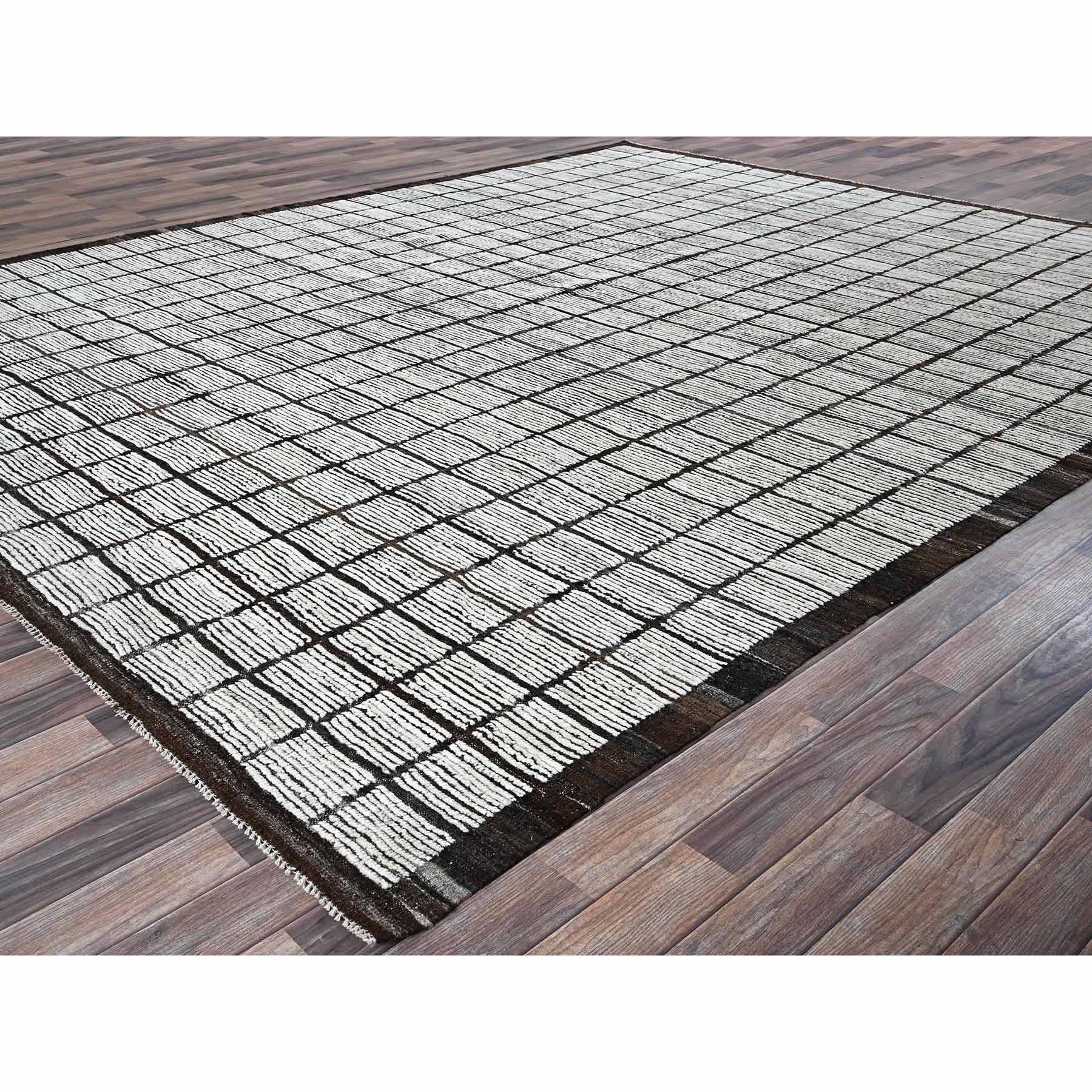 Tribal-Geometric-Hand-Knotted-Rug-6880