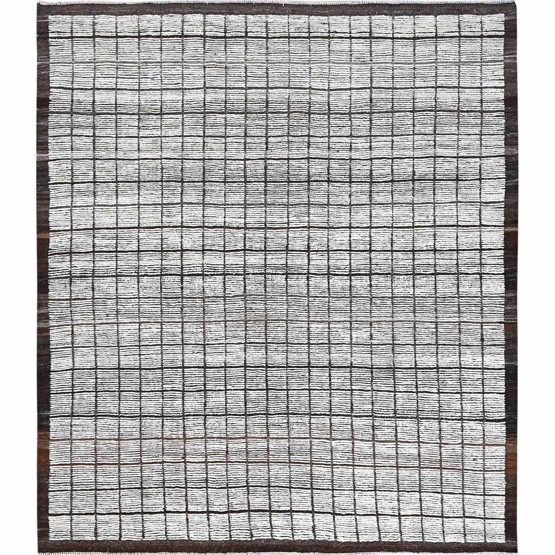 Tribal-Geometric-Hand-Knotted-Rug-6890
