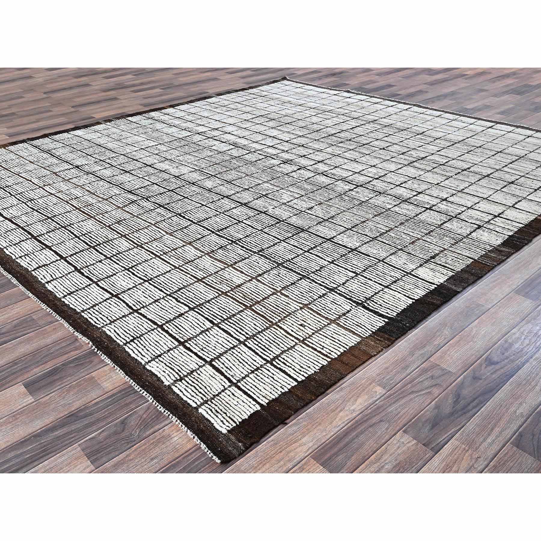 Tribal-Geometric-Hand-Knotted-Rug-6890
