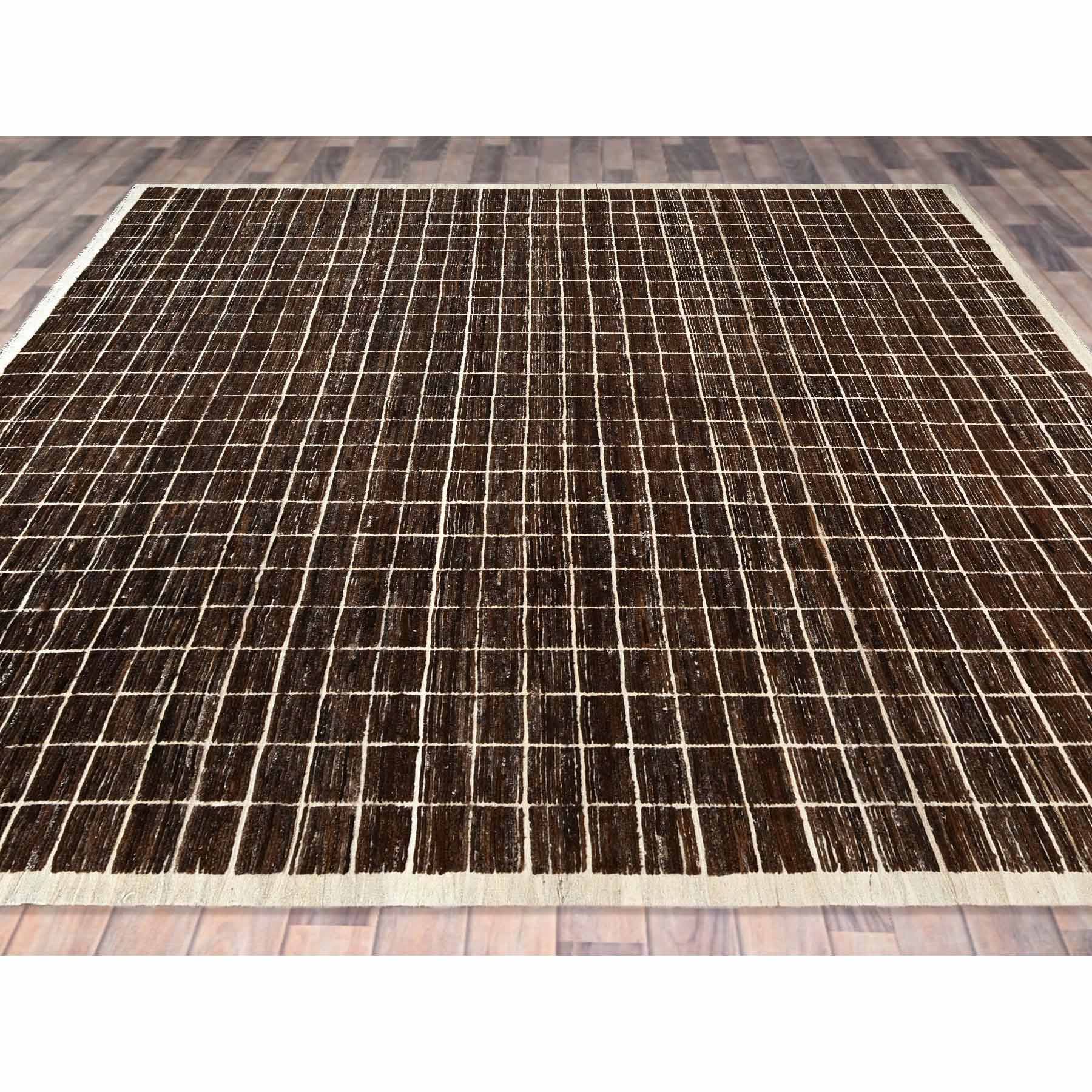 Tribal-Geometric-Hand-Knotted-Rug-7165