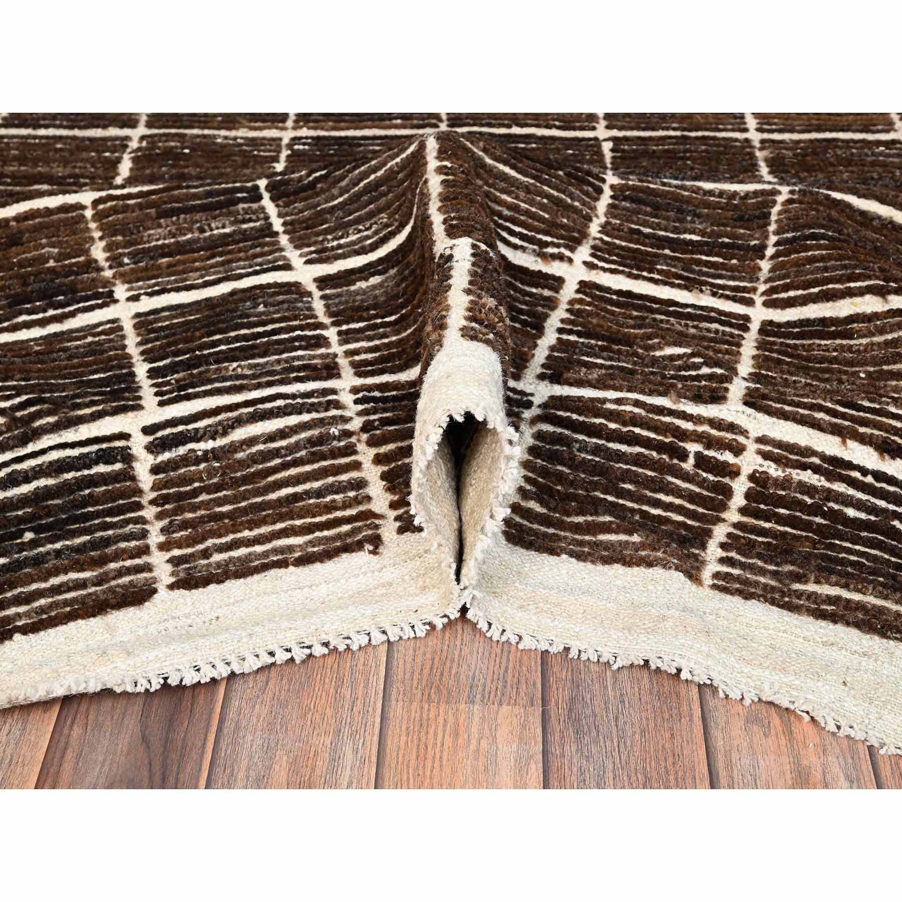 Tribal-Geometric-Hand-Knotted-Rug-7165