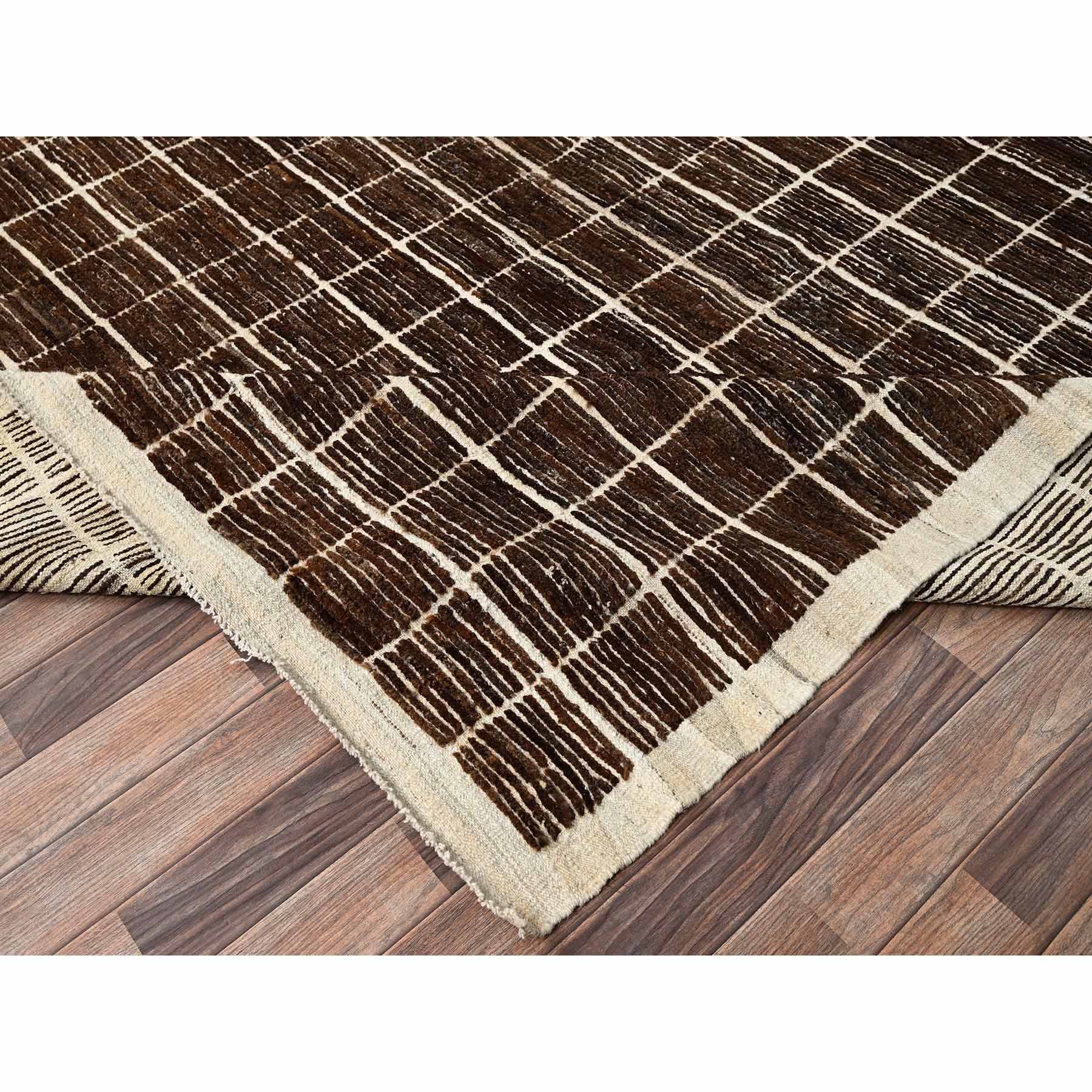 Tribal-Geometric-Hand-Knotted-Rug-7165