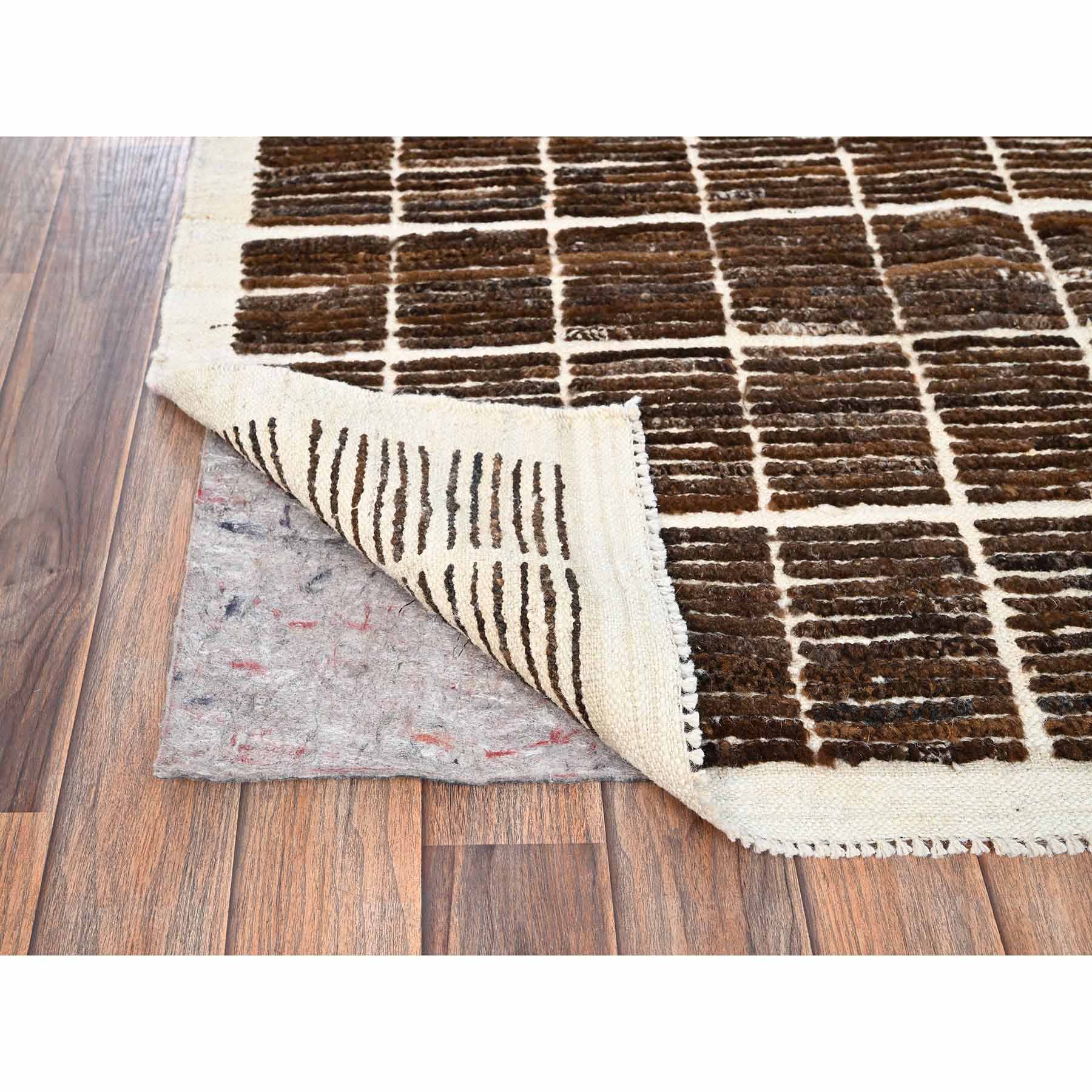 Tribal-Geometric-Hand-Knotted-Rug-7205