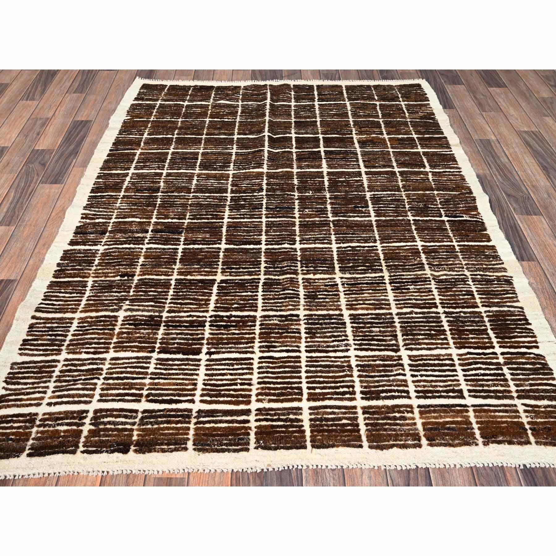Tribal-Geometric-Hand-Knotted-Rug-7220