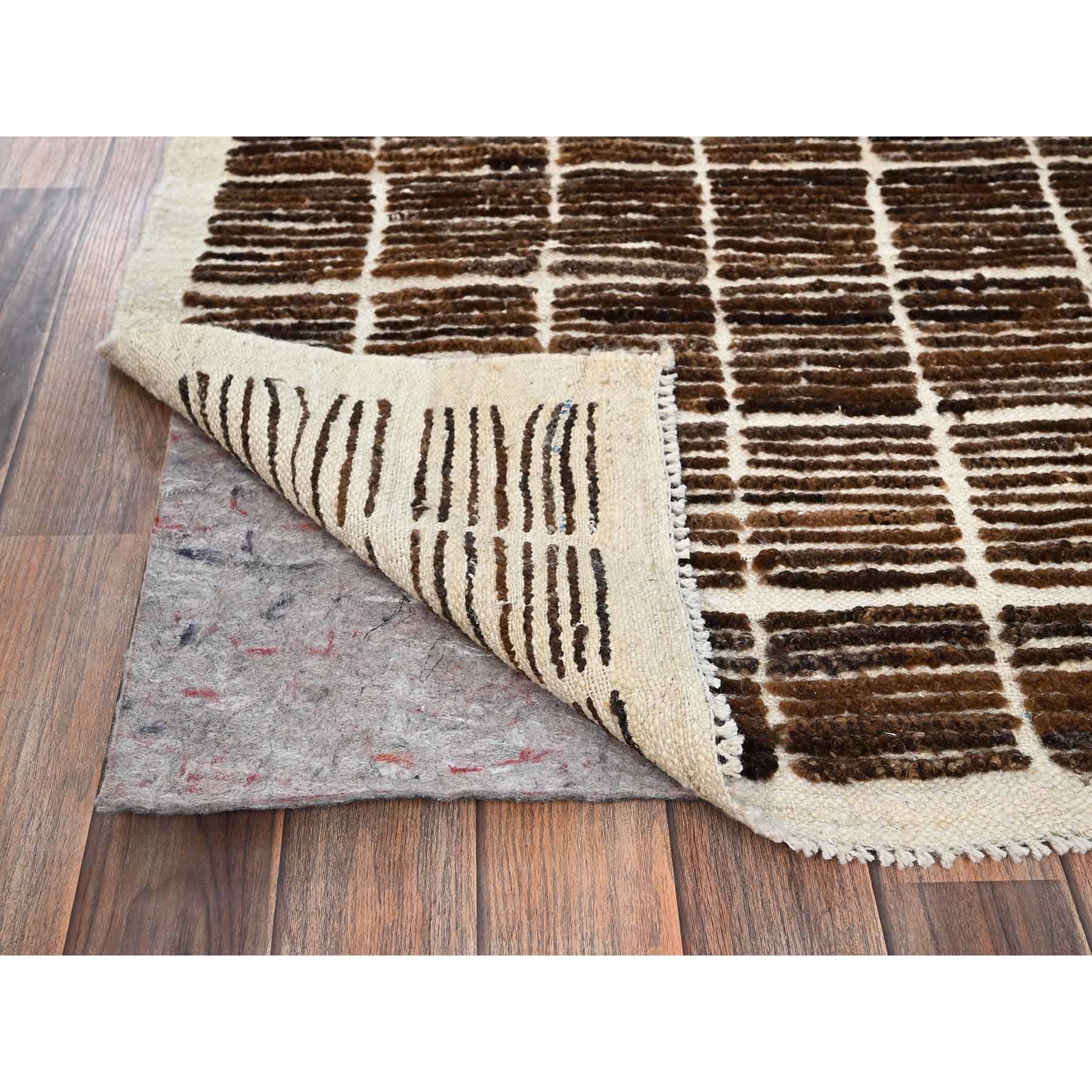 Tribal-Geometric-Hand-Knotted-Rug-7220