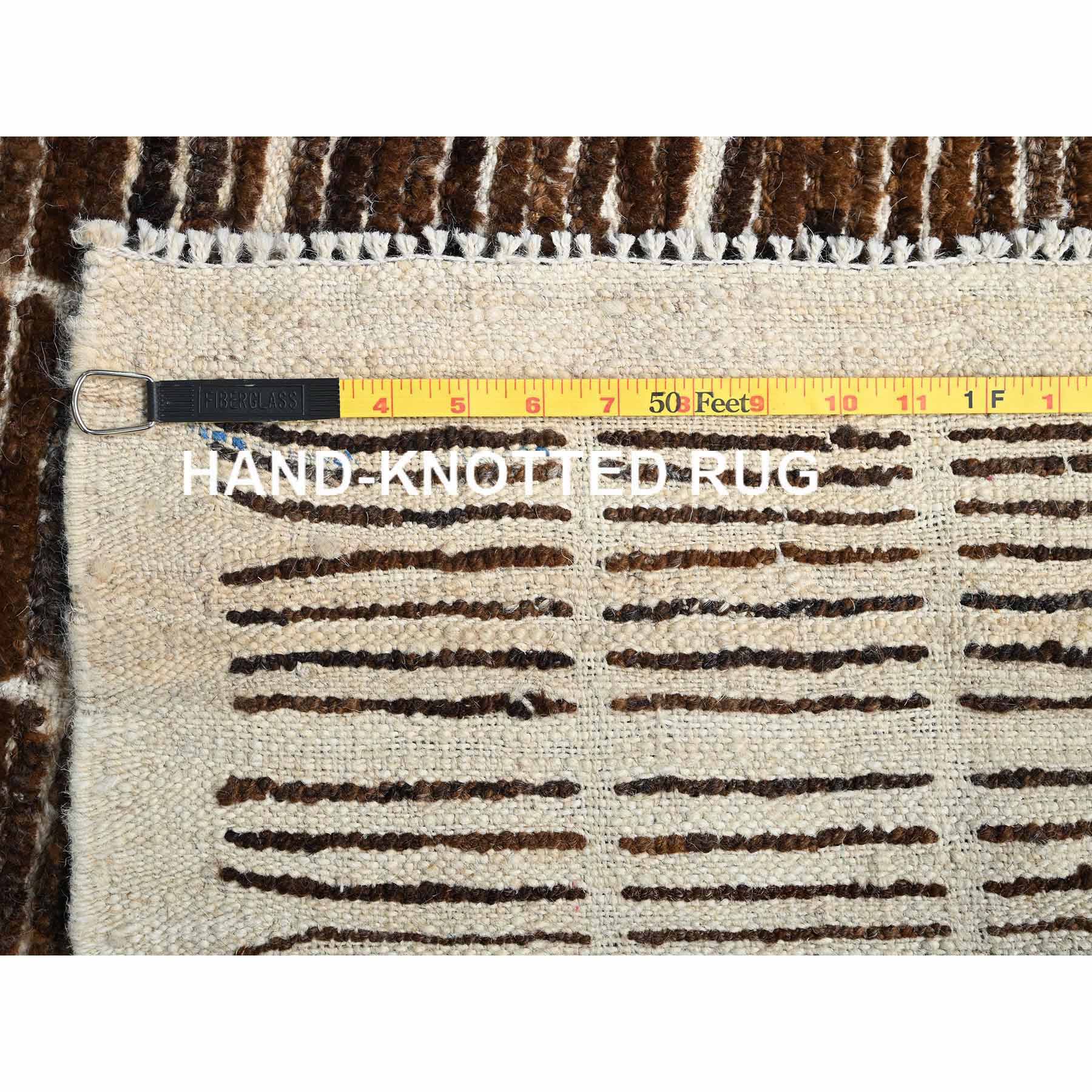 Tribal-Geometric-Hand-Knotted-Rug-7220