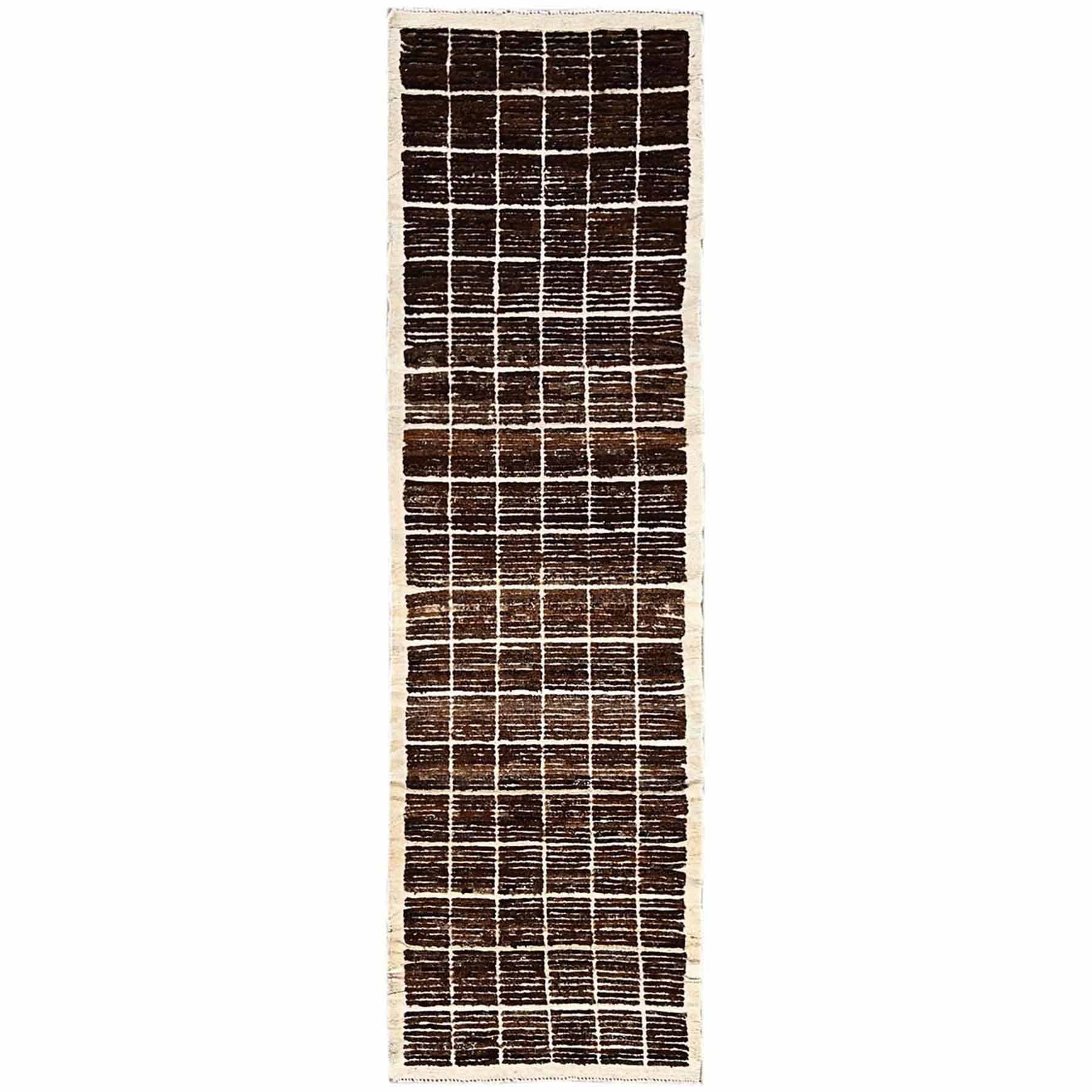 Tribal-Geometric-Hand-Knotted-Rug-7270