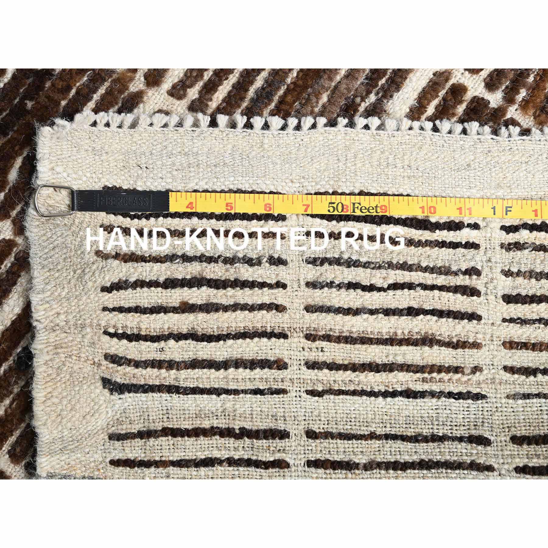 Tribal-Geometric-Hand-Knotted-Rug-7270