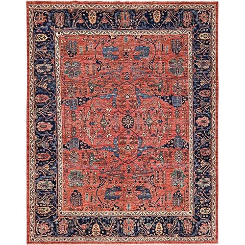 Summer Fig Red, Aryana Grade, Bijar Garus Design, Vegetable Dyes, Soft Pile, High Mountain Wool, Hand Knotted, Densely Woven, Oriental 