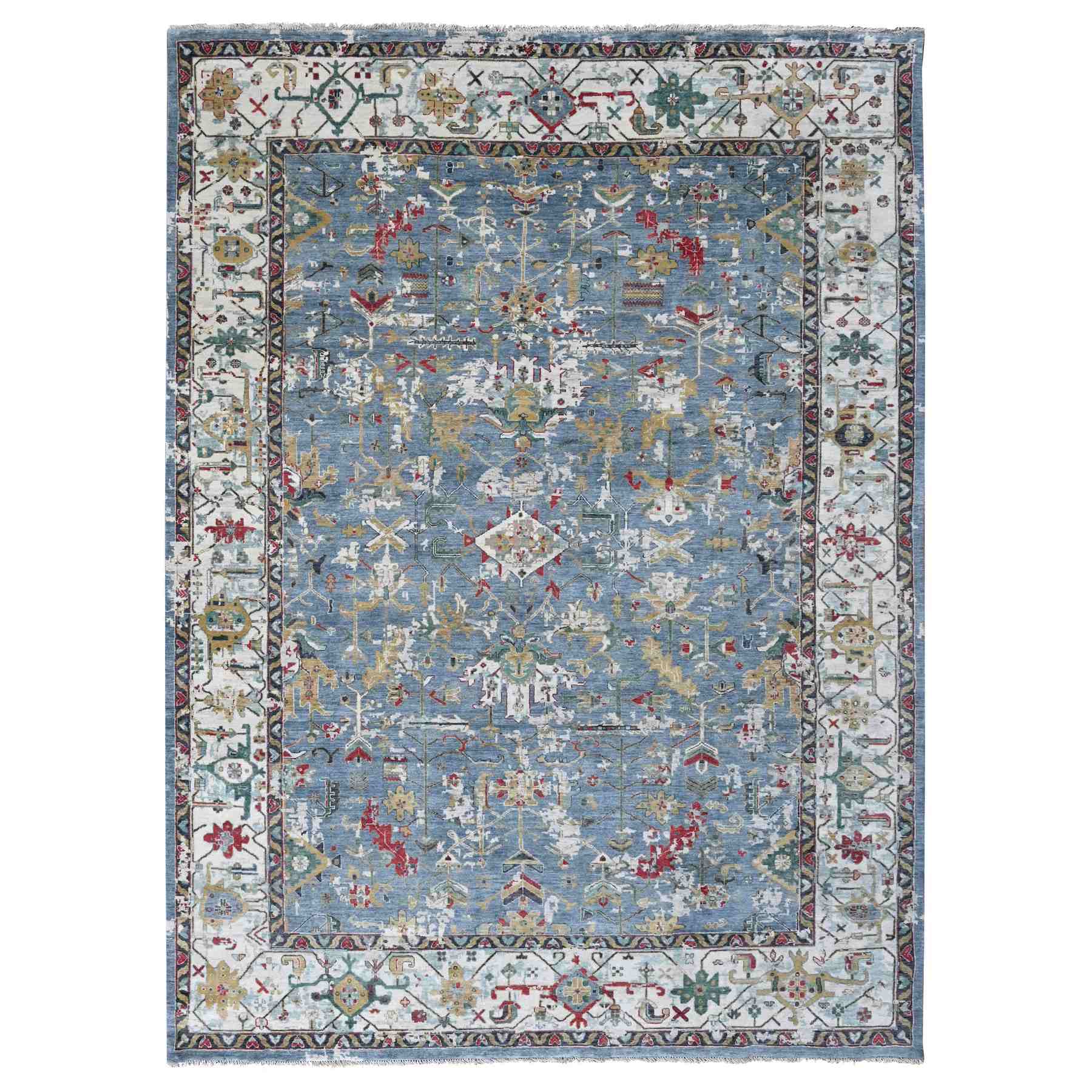 Heriz-Hand-Knotted-Rug-50180