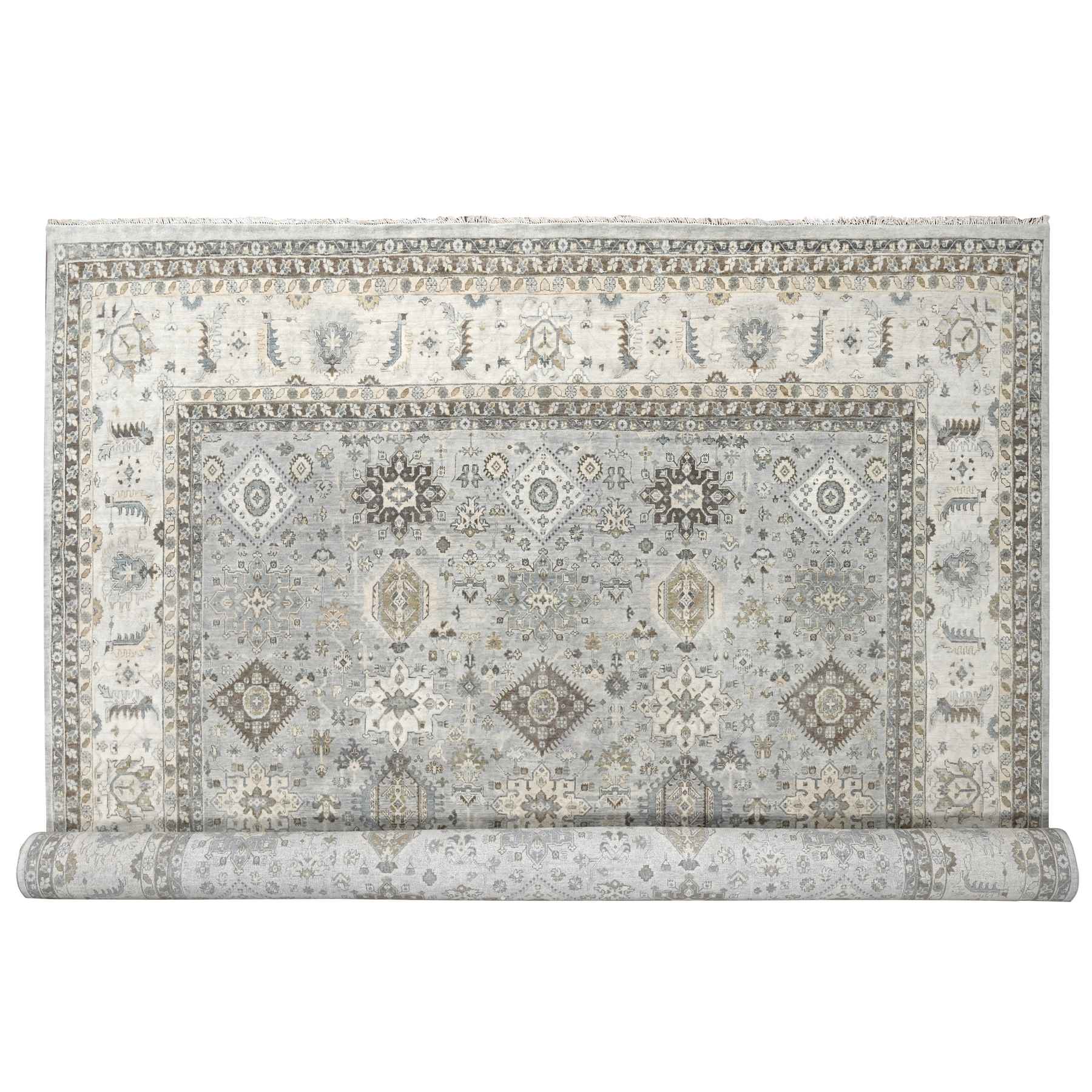 Heriz-Hand-Knotted-Rug-50350