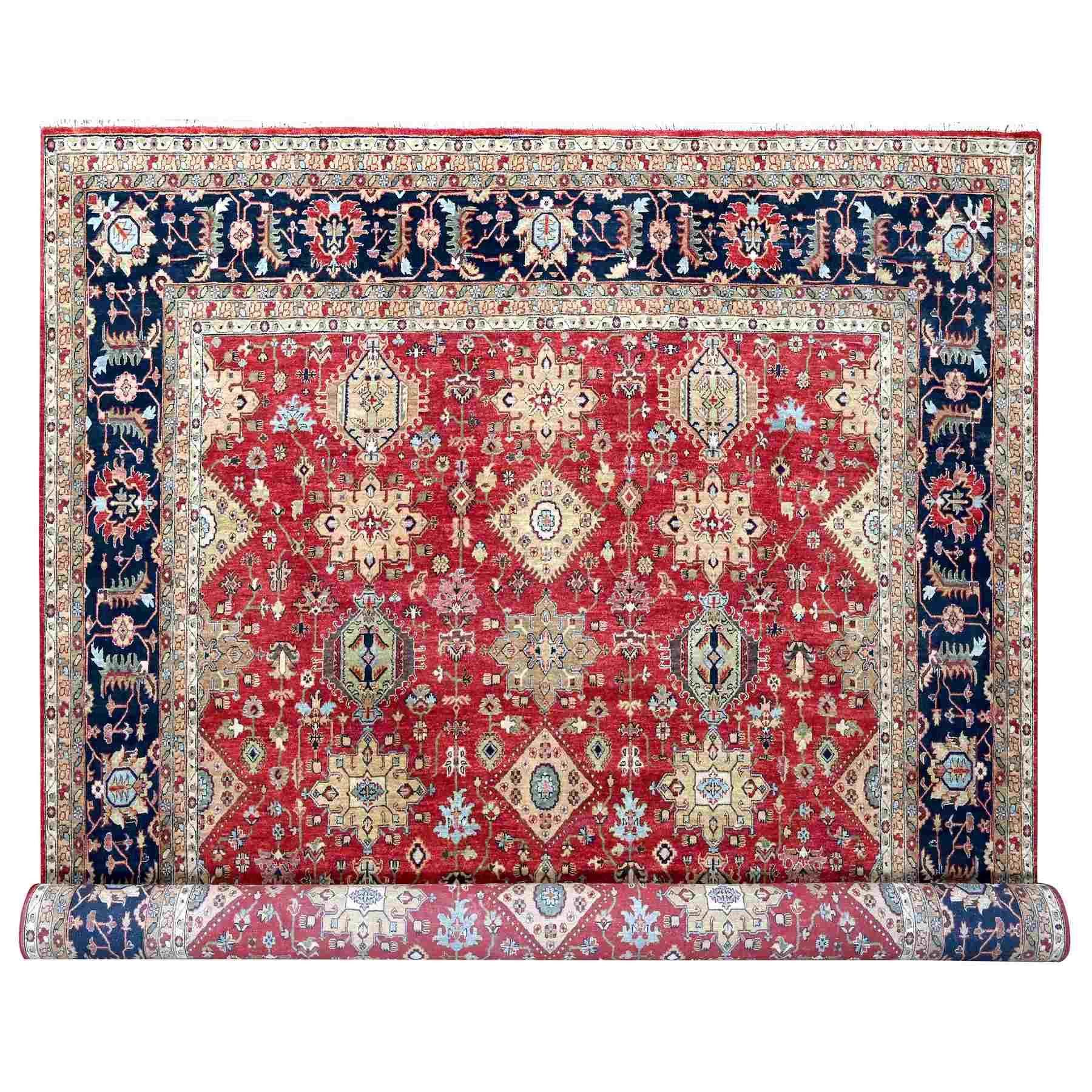 Heriz-Hand-Knotted-Rug-51495