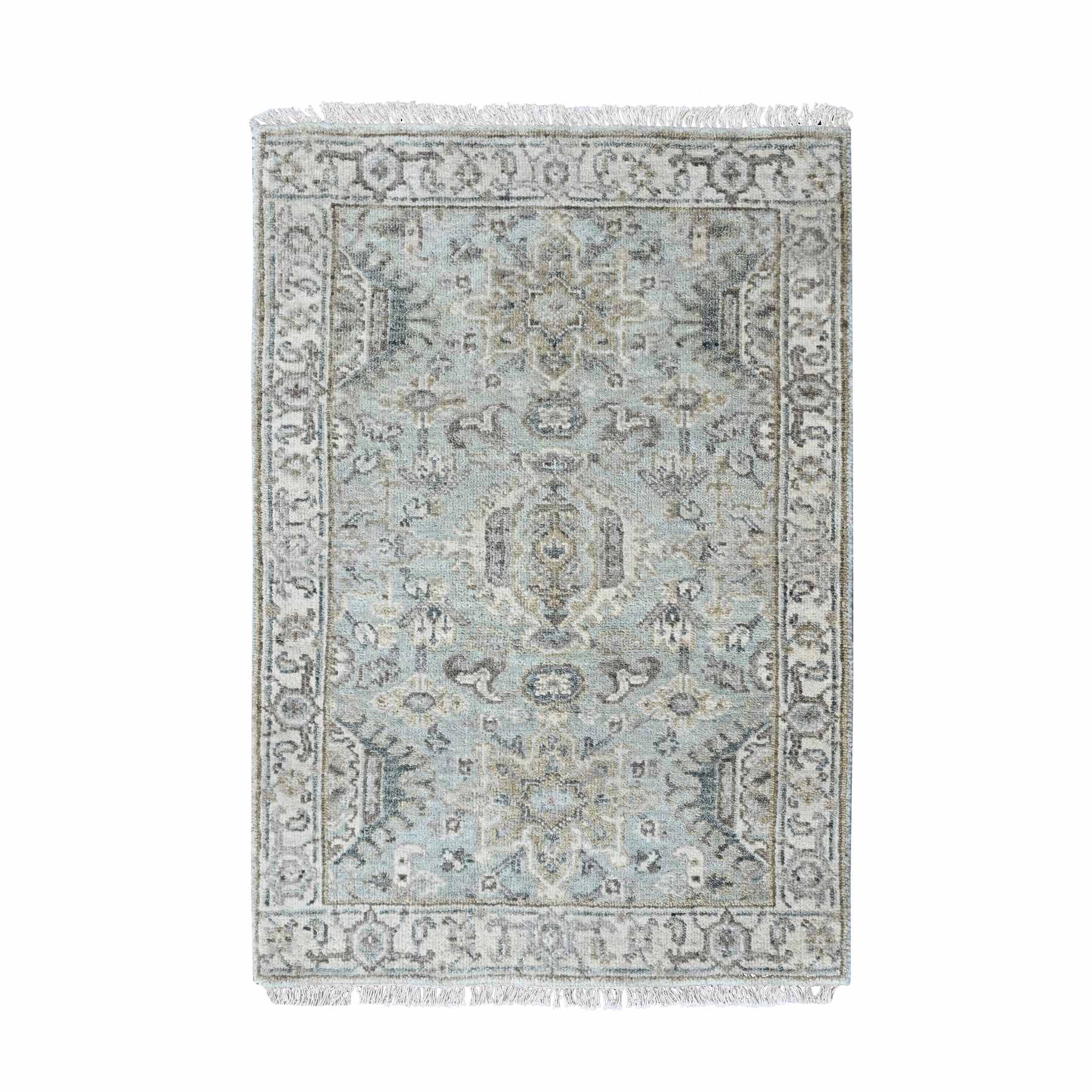 Heriz-Hand-Knotted-Rug-52140