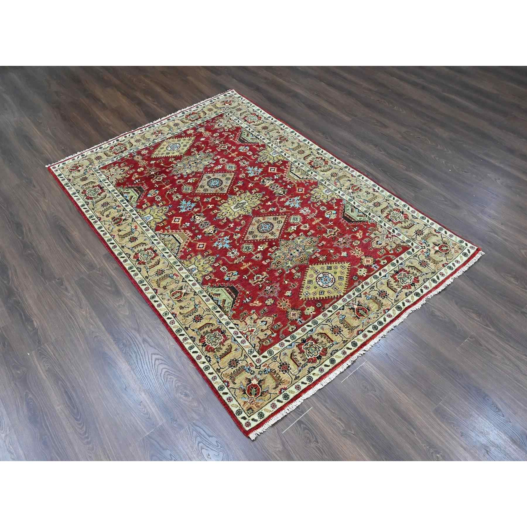 Heriz-Hand-Knotted-Rug-52240