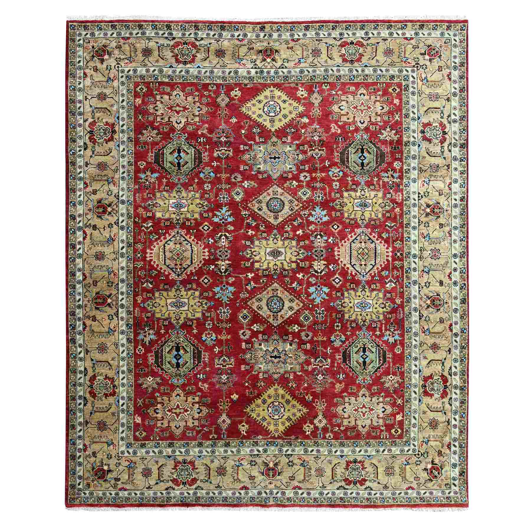 Heriz-Hand-Knotted-Rug-52245