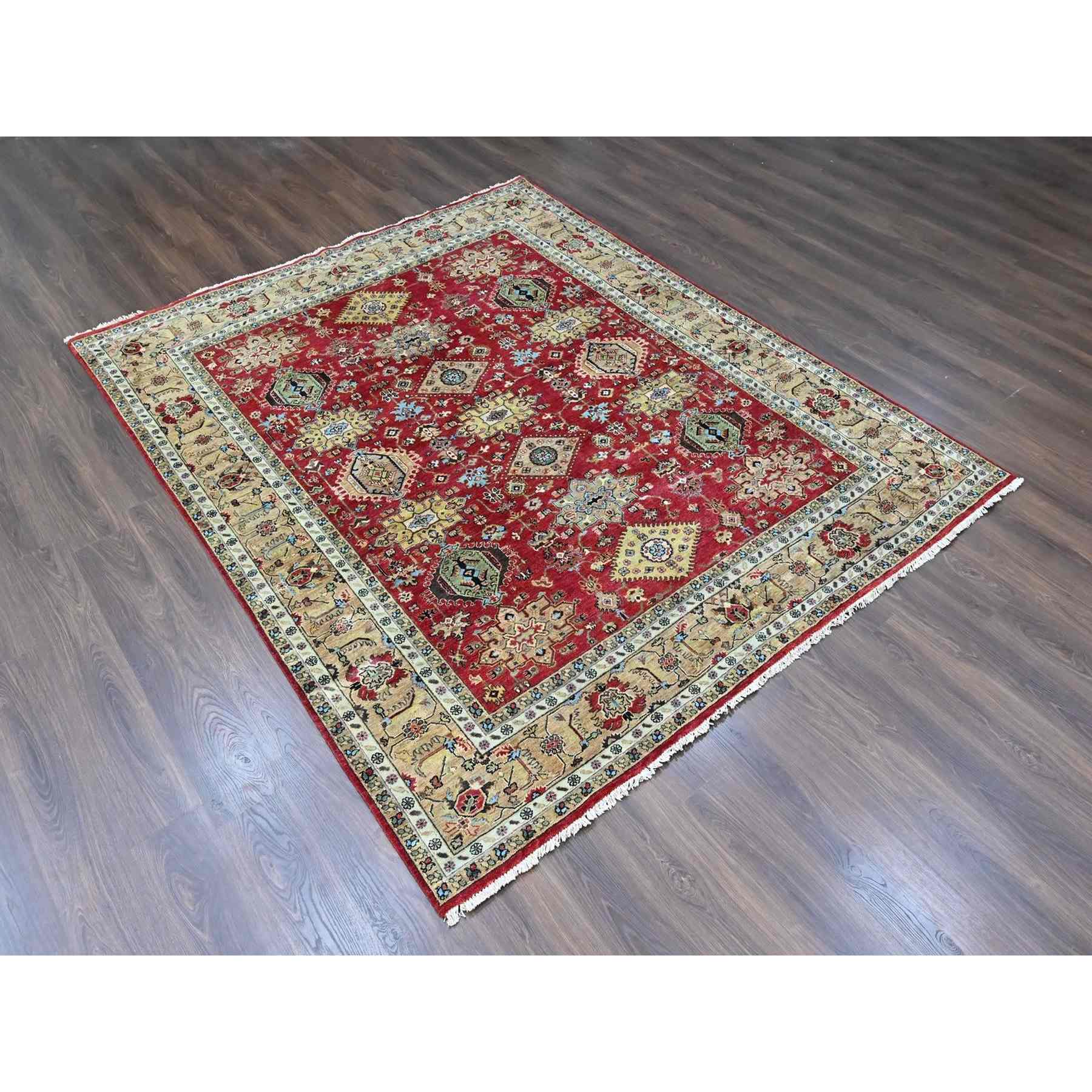 Heriz-Hand-Knotted-Rug-52245
