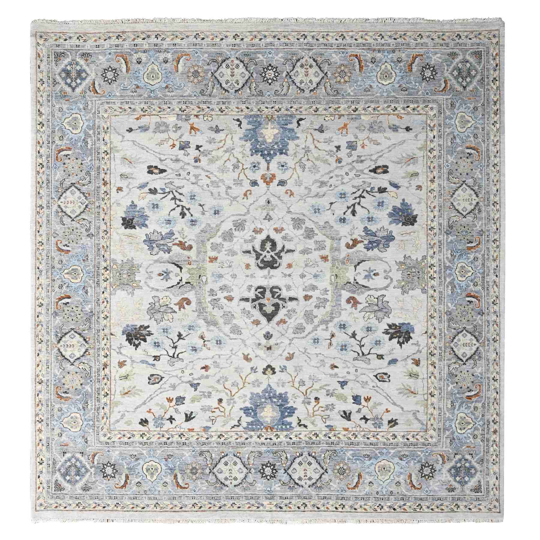 Oushak-And-Peshawar-Hand-Knotted-Rug-50235