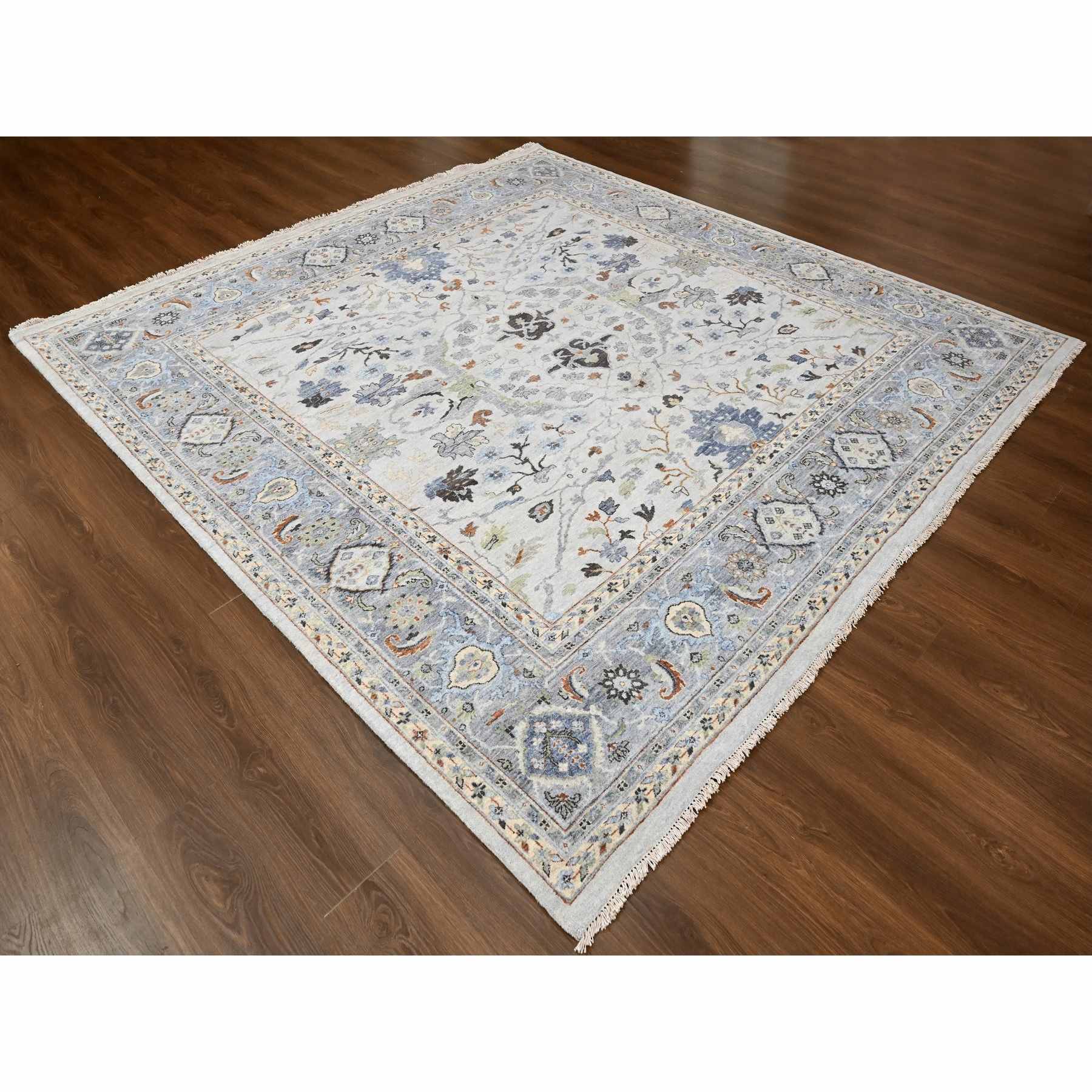 Oushak-And-Peshawar-Hand-Knotted-Rug-50235