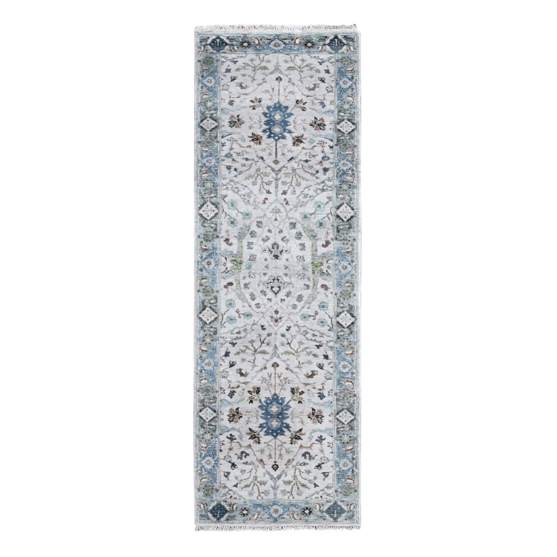 Oushak-And-Peshawar-Hand-Knotted-Rug-50440