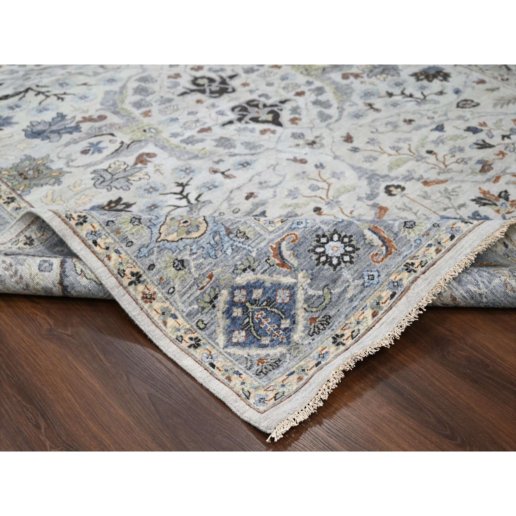 Oushak-And-Peshawar-Hand-Knotted-Rug-50465