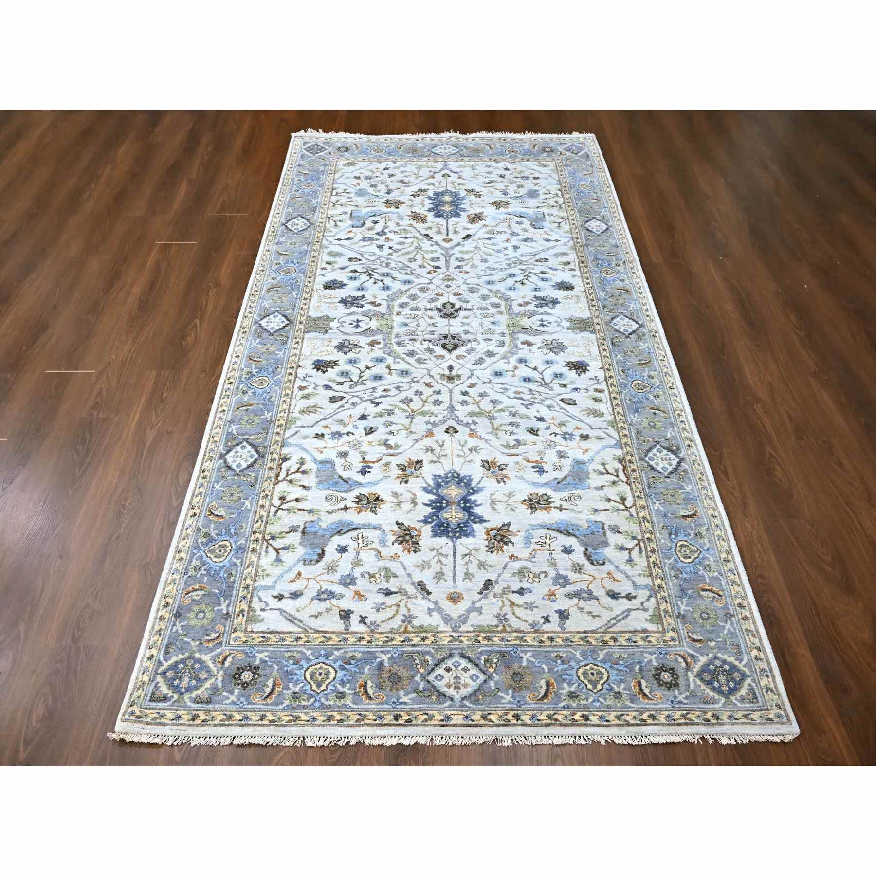 Oushak-And-Peshawar-Hand-Knotted-Rug-50540