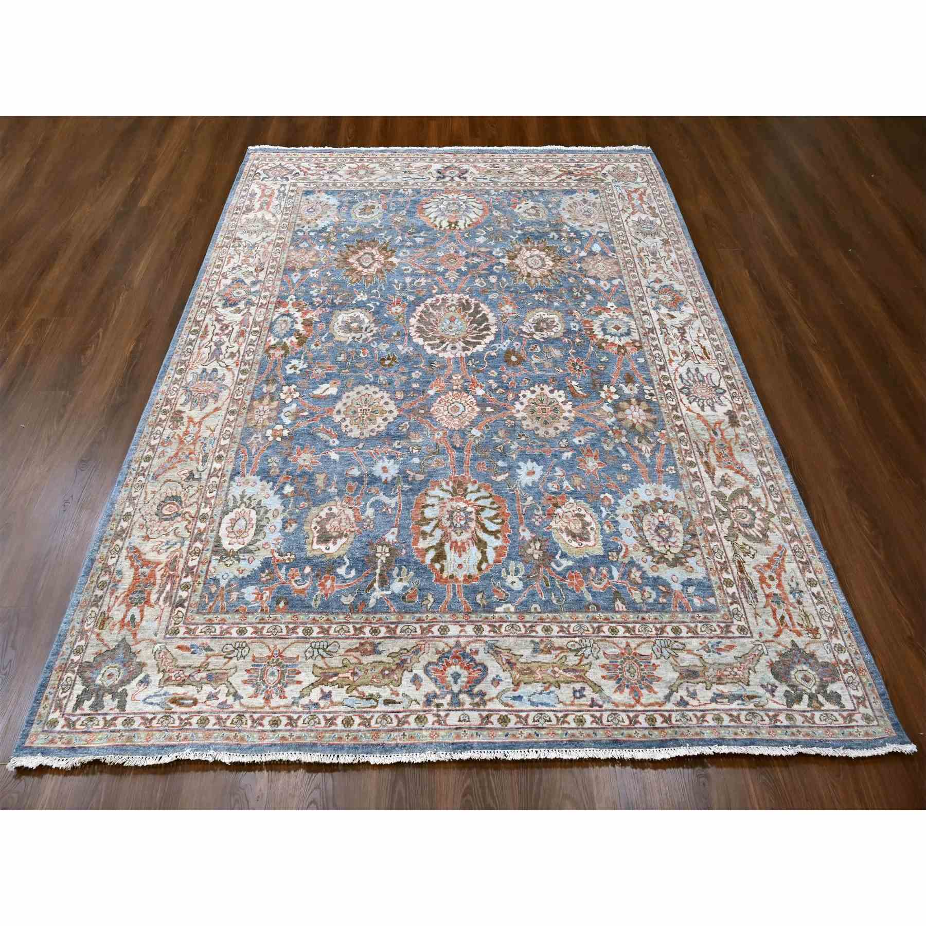 Oushak-And-Peshawar-Hand-Knotted-Rug-50600