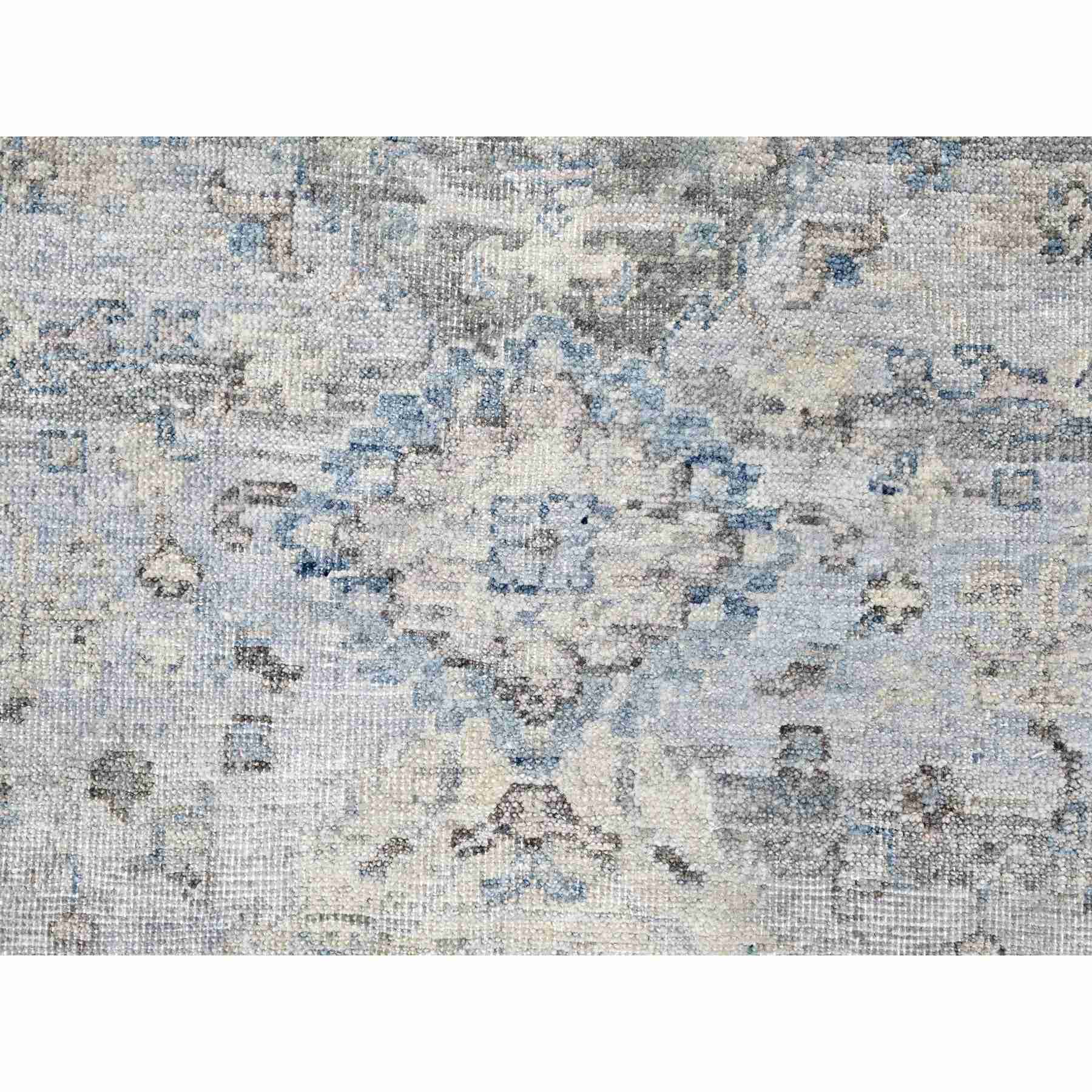 Oushak-And-Peshawar-Hand-Knotted-Rug-50615