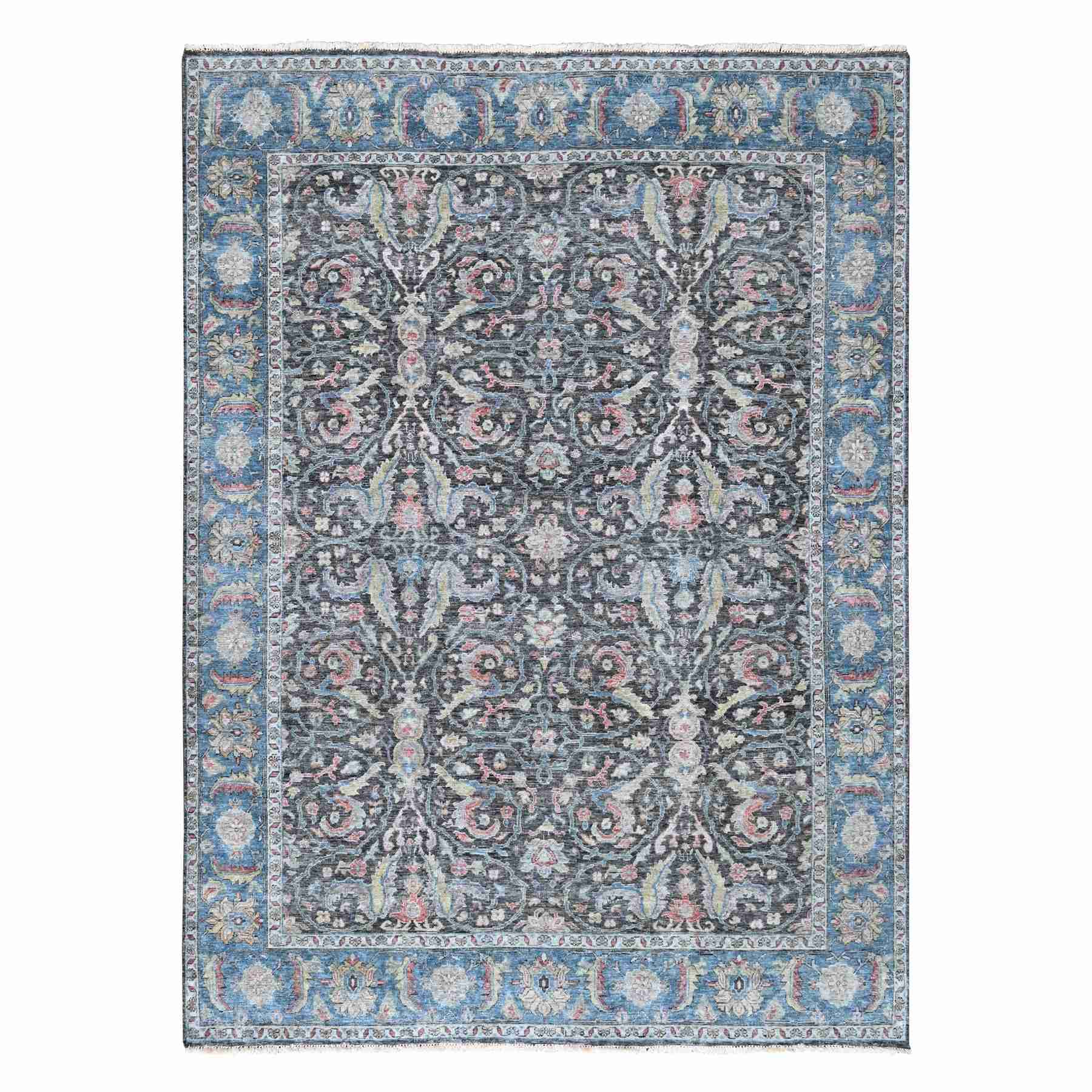 Oushak-And-Peshawar-Hand-Knotted-Rug-50670