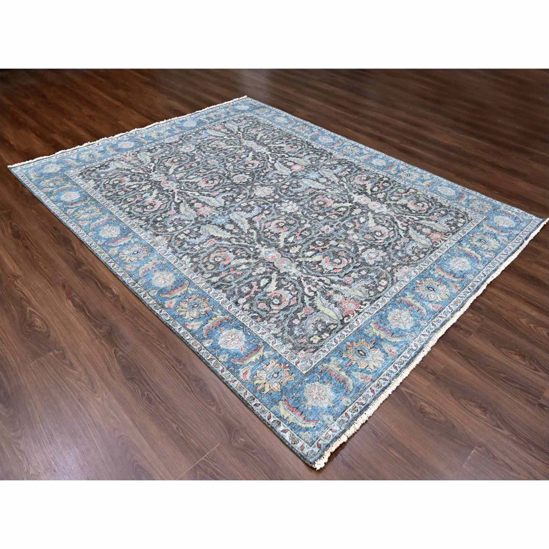 Oushak-And-Peshawar-Hand-Knotted-Rug-50670