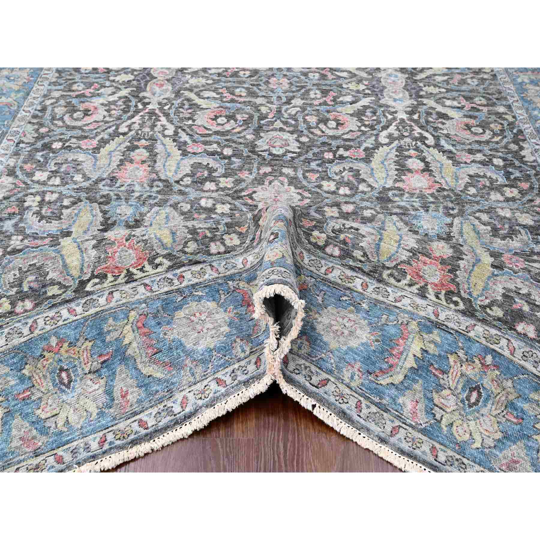 Oushak-And-Peshawar-Hand-Knotted-Rug-50670