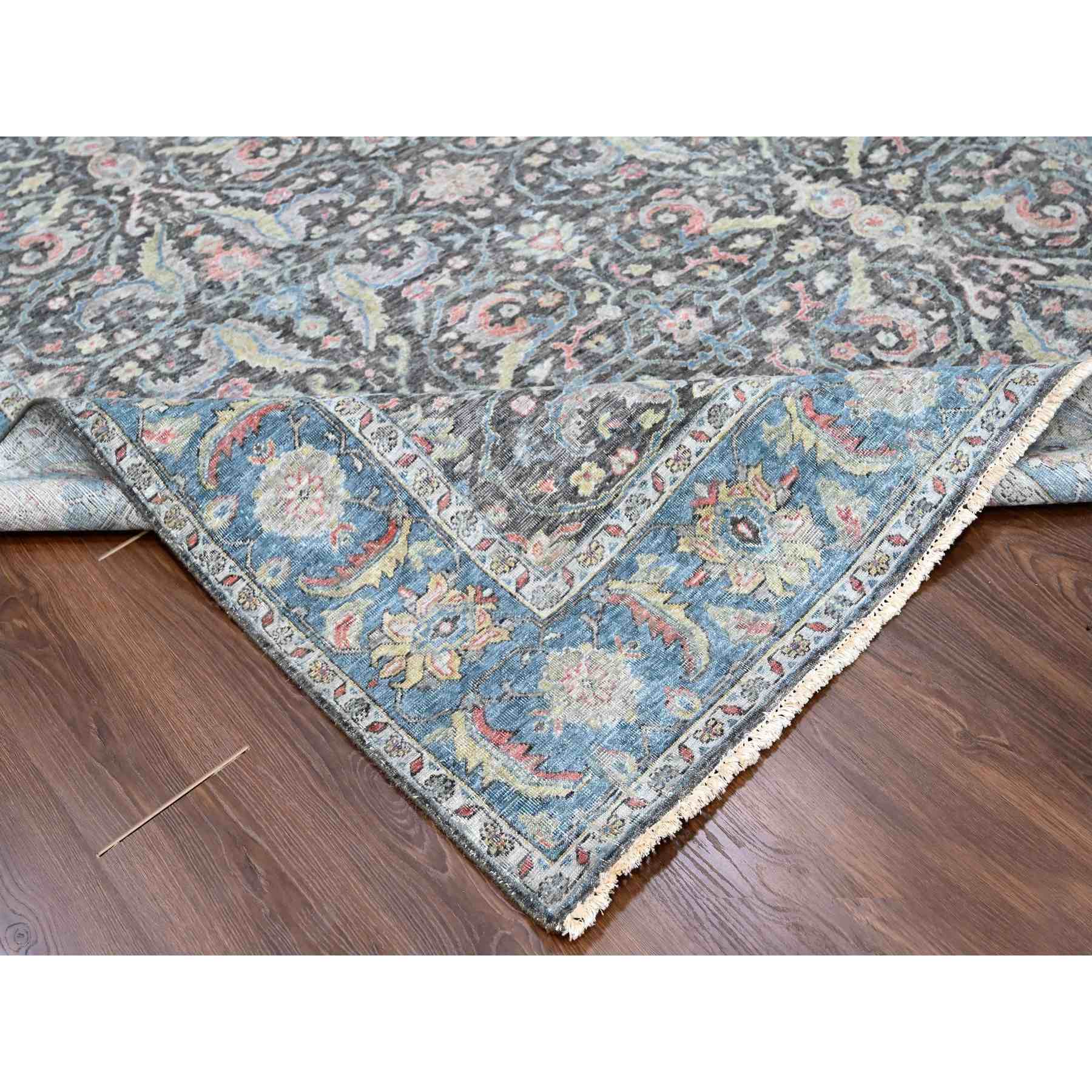 Oushak-And-Peshawar-Hand-Knotted-Rug-50670
