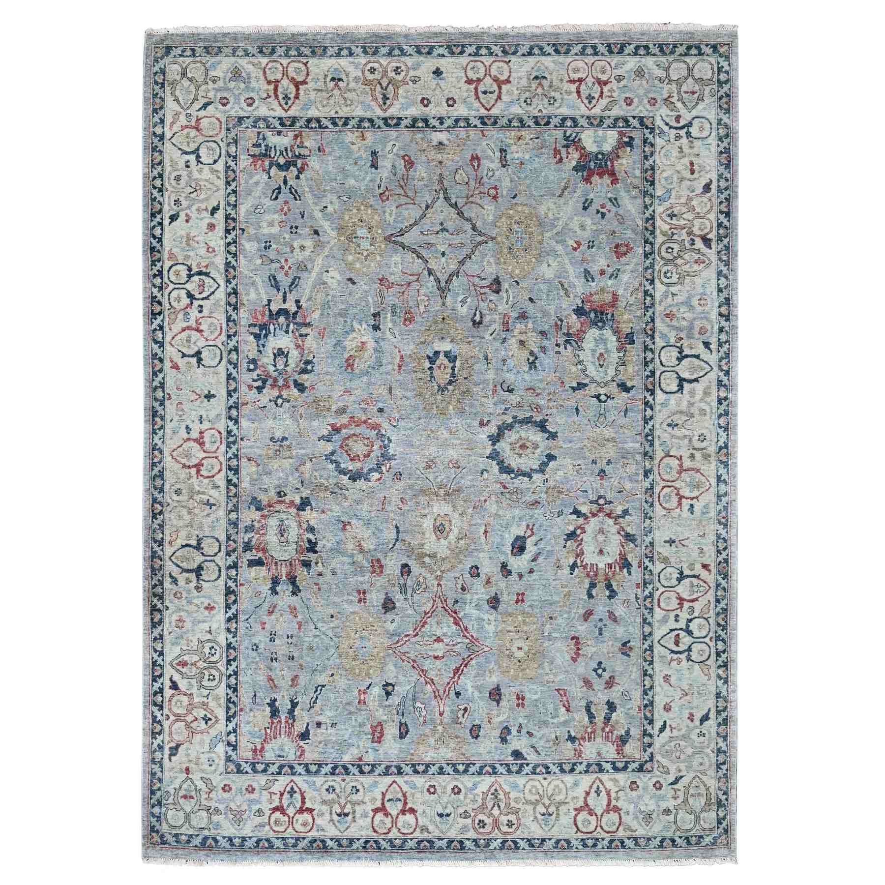 Oushak-And-Peshawar-Hand-Knotted-Rug-50690