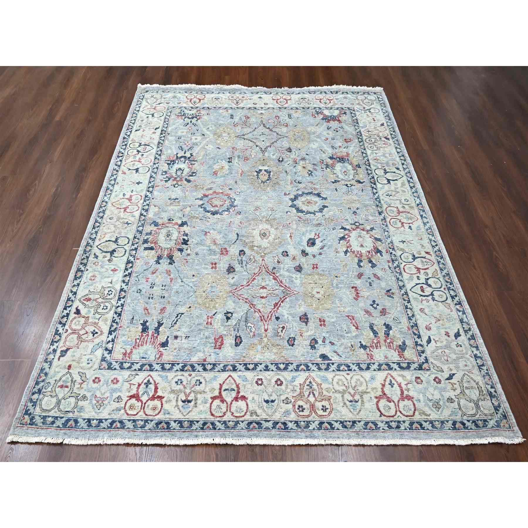 Oushak-And-Peshawar-Hand-Knotted-Rug-50690