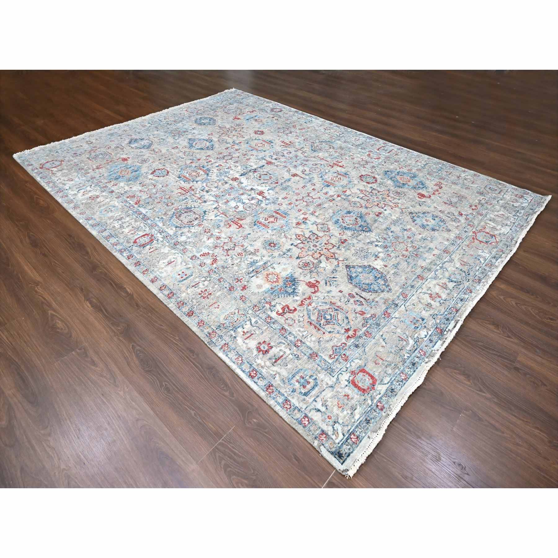 Oushak-And-Peshawar-Hand-Knotted-Rug-50710