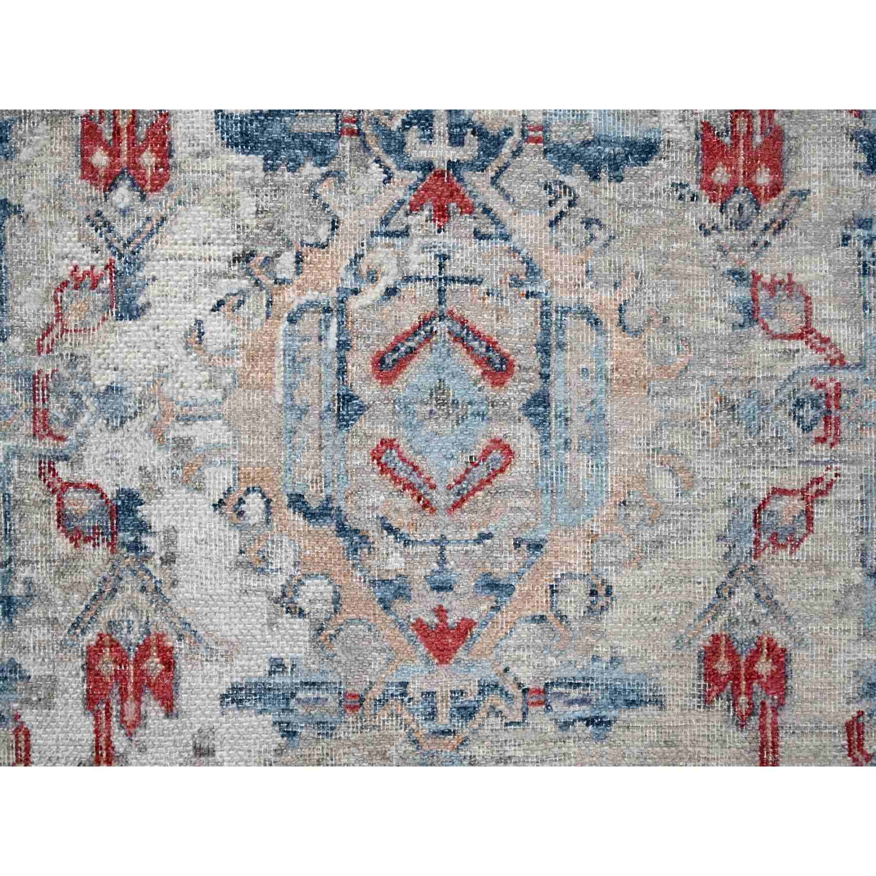 Oushak-And-Peshawar-Hand-Knotted-Rug-50710