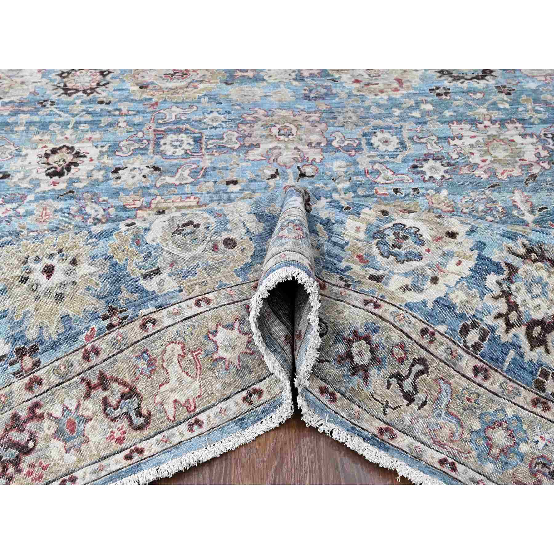 Oushak-And-Peshawar-Hand-Knotted-Rug-50730