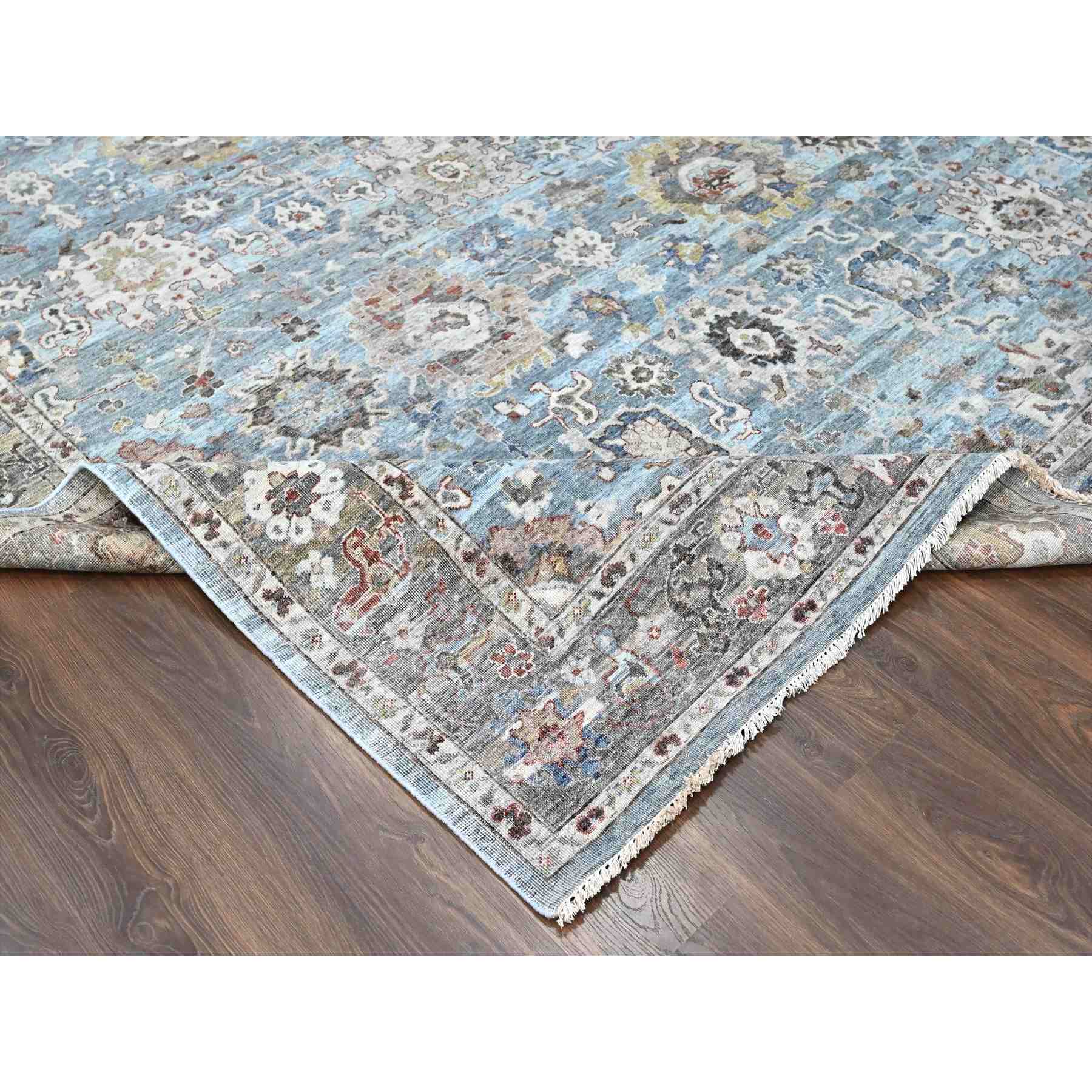 Oushak-And-Peshawar-Hand-Knotted-Rug-50735