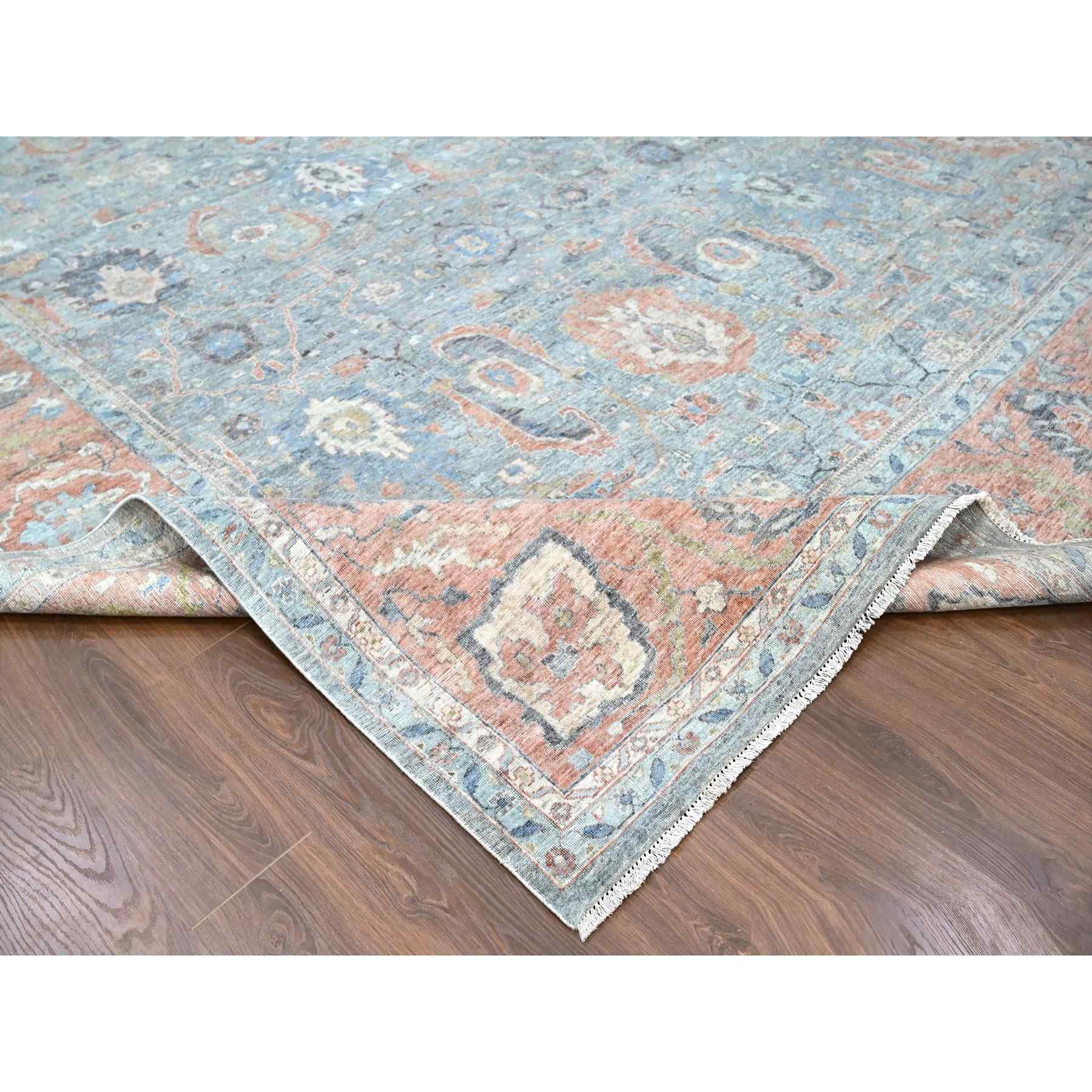 Oushak-And-Peshawar-Hand-Knotted-Rug-50775