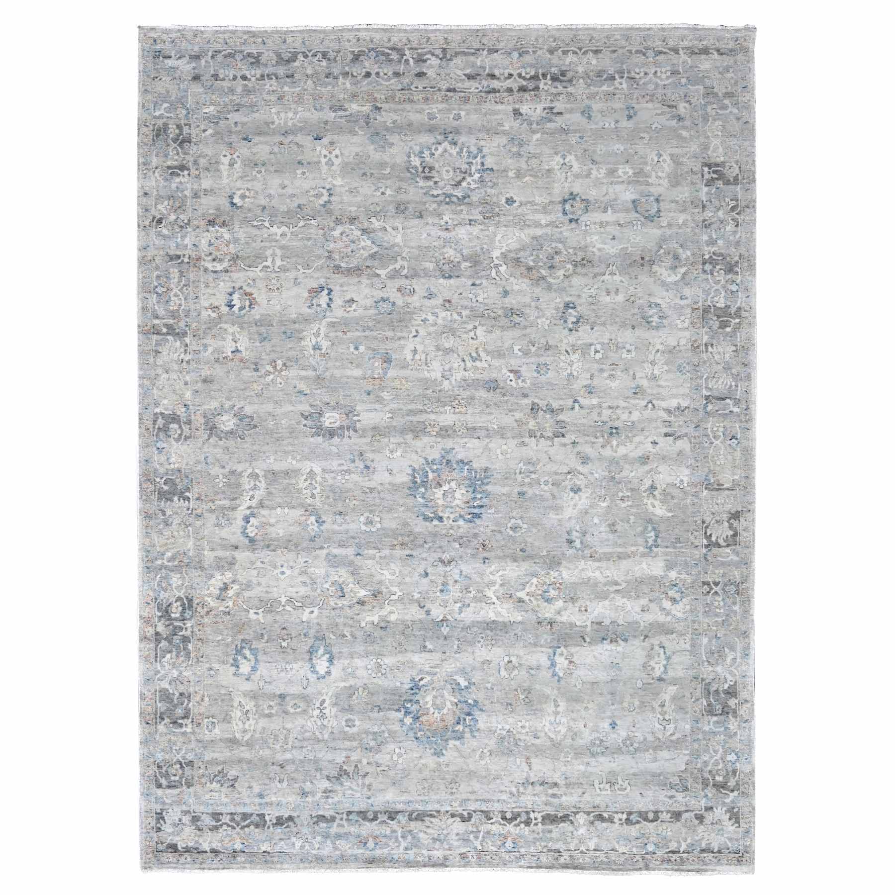 Oushak-And-Peshawar-Hand-Knotted-Rug-50780