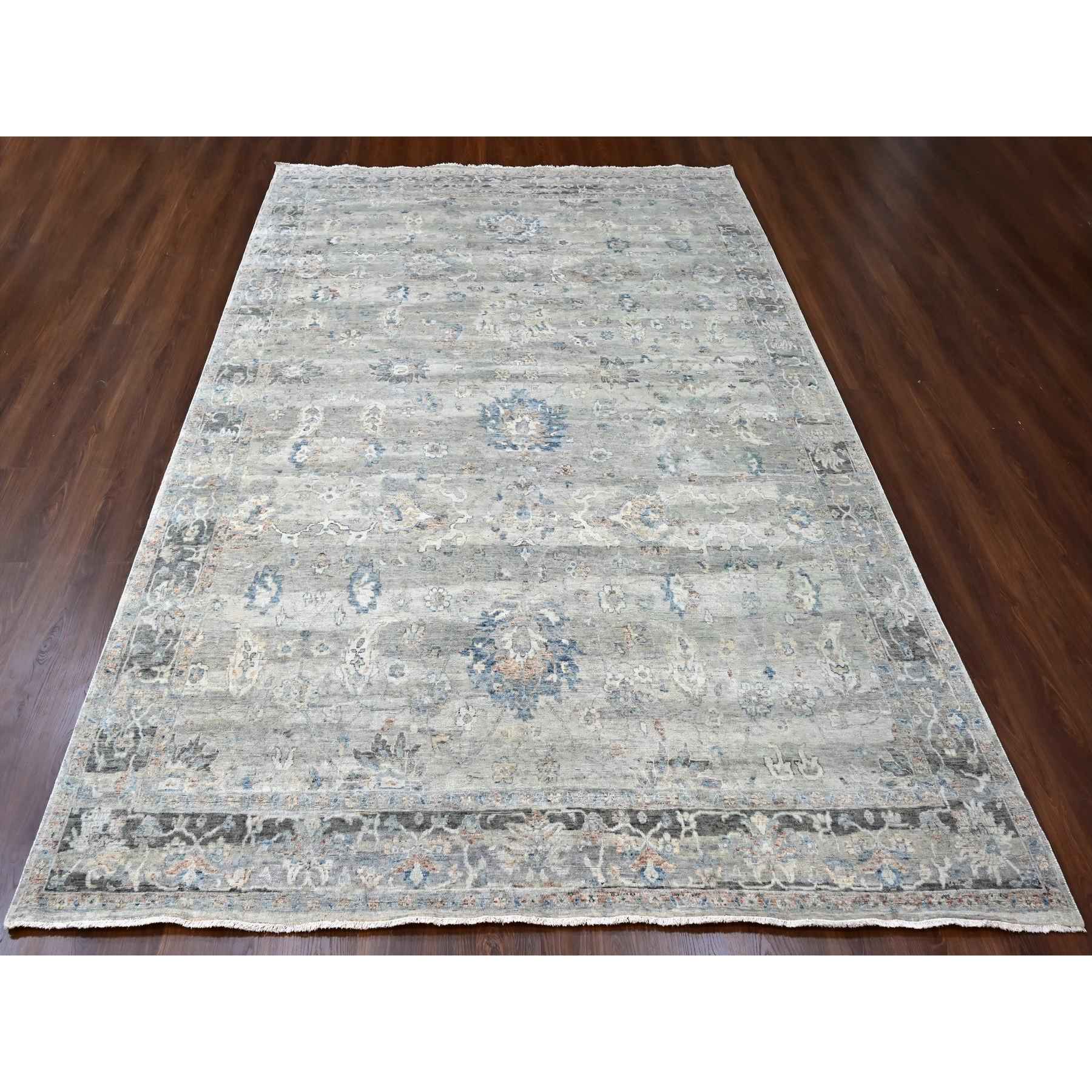 Oushak-And-Peshawar-Hand-Knotted-Rug-50780