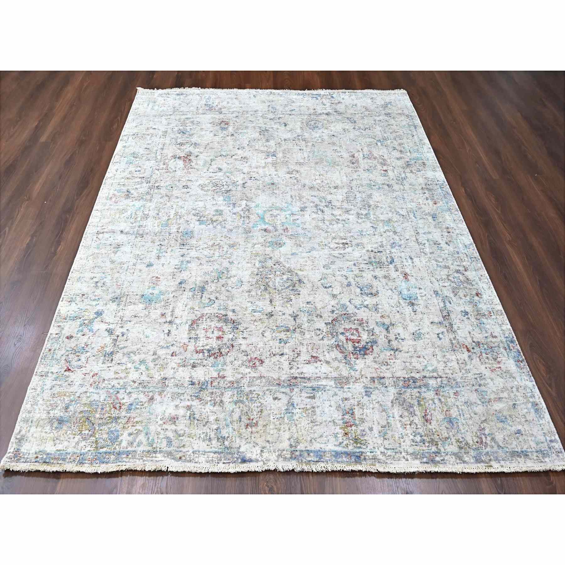 Oushak-And-Peshawar-Hand-Knotted-Rug-50805