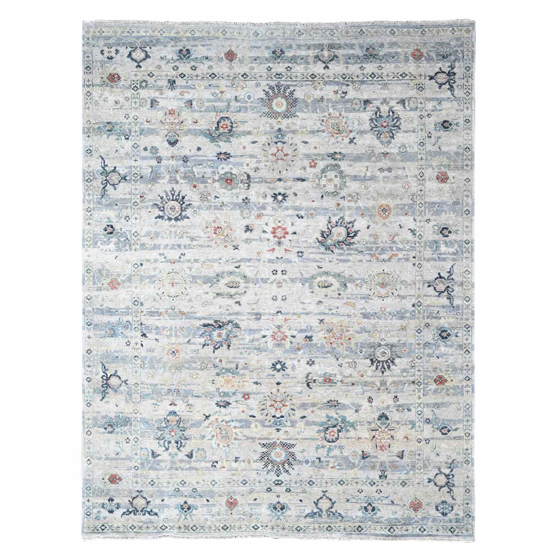 Oushak-And-Peshawar-Hand-Knotted-Rug-50820