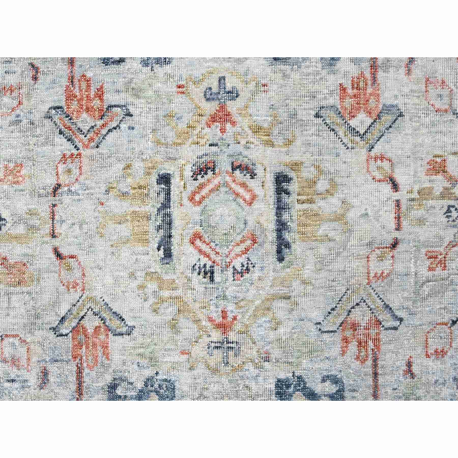 Oushak-And-Peshawar-Hand-Knotted-Rug-50825