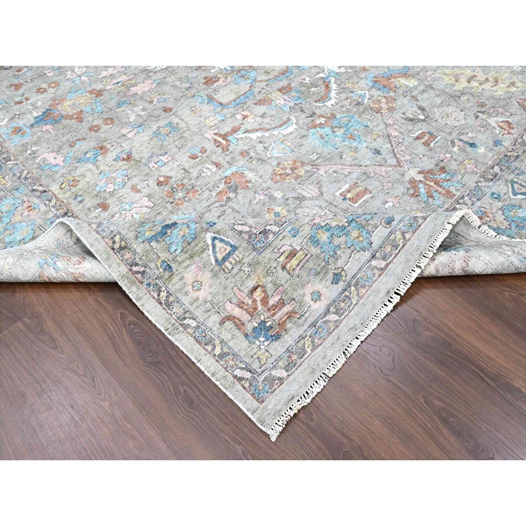 Oushak-And-Peshawar-Hand-Knotted-Rug-50845