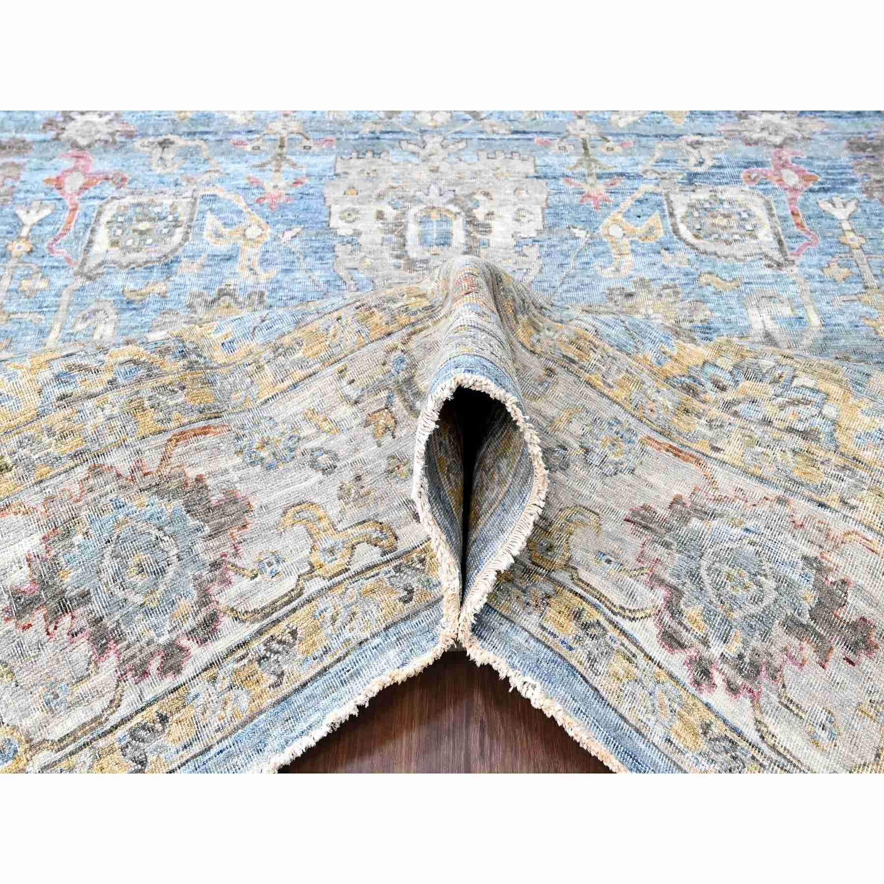 Oushak-And-Peshawar-Hand-Knotted-Rug-50855