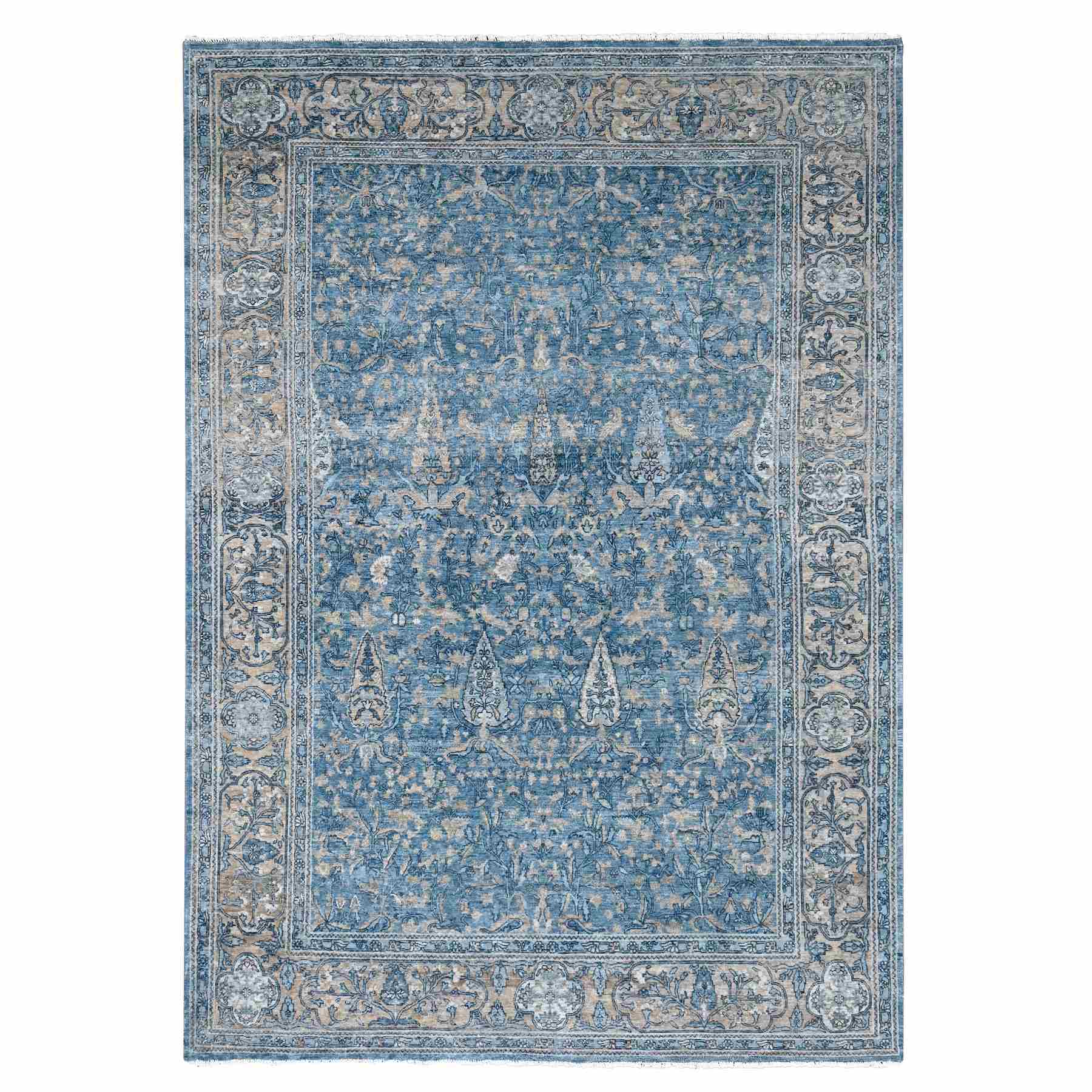 Oushak-And-Peshawar-Hand-Knotted-Rug-50860