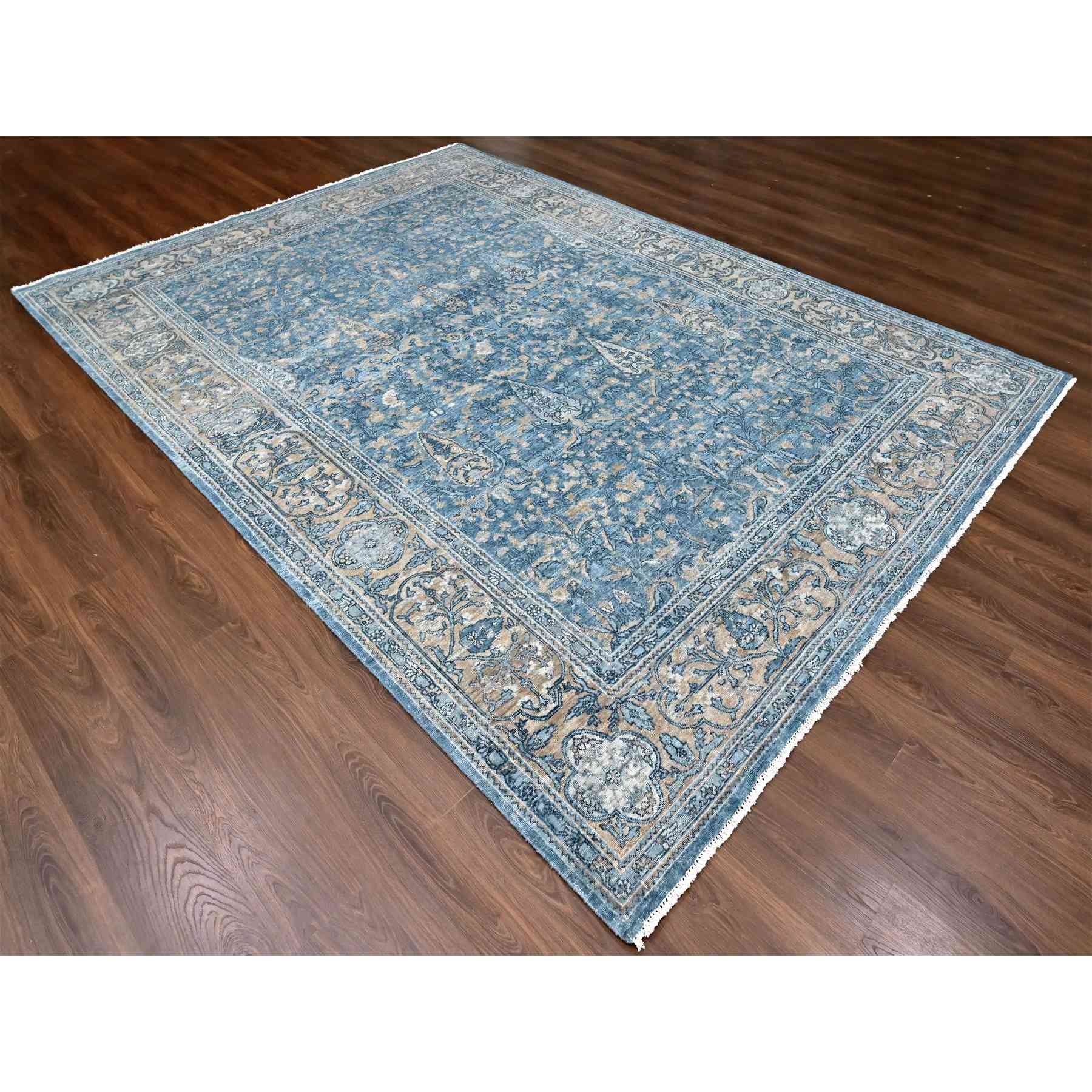 Oushak-And-Peshawar-Hand-Knotted-Rug-50860