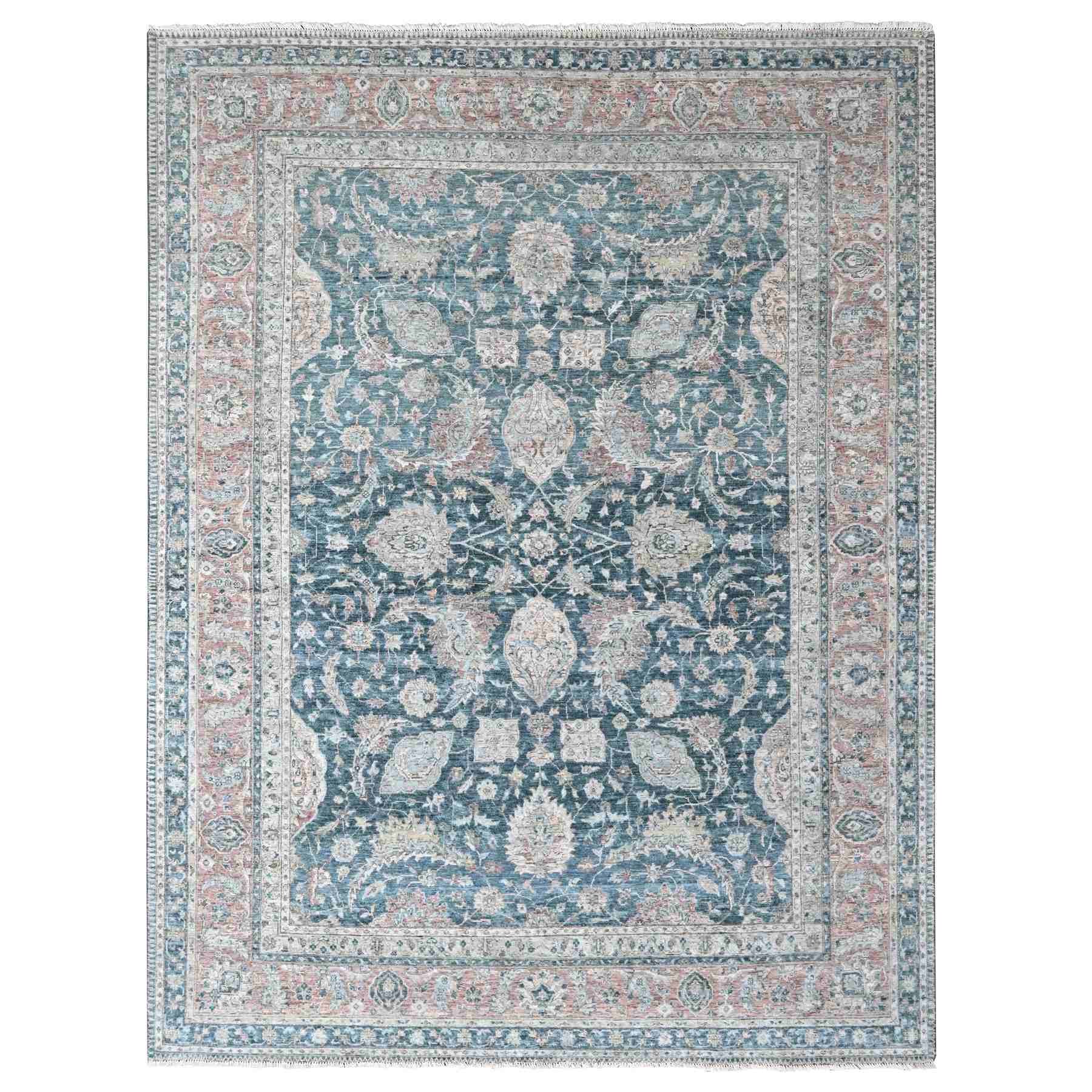 Oushak-And-Peshawar-Hand-Knotted-Rug-50865