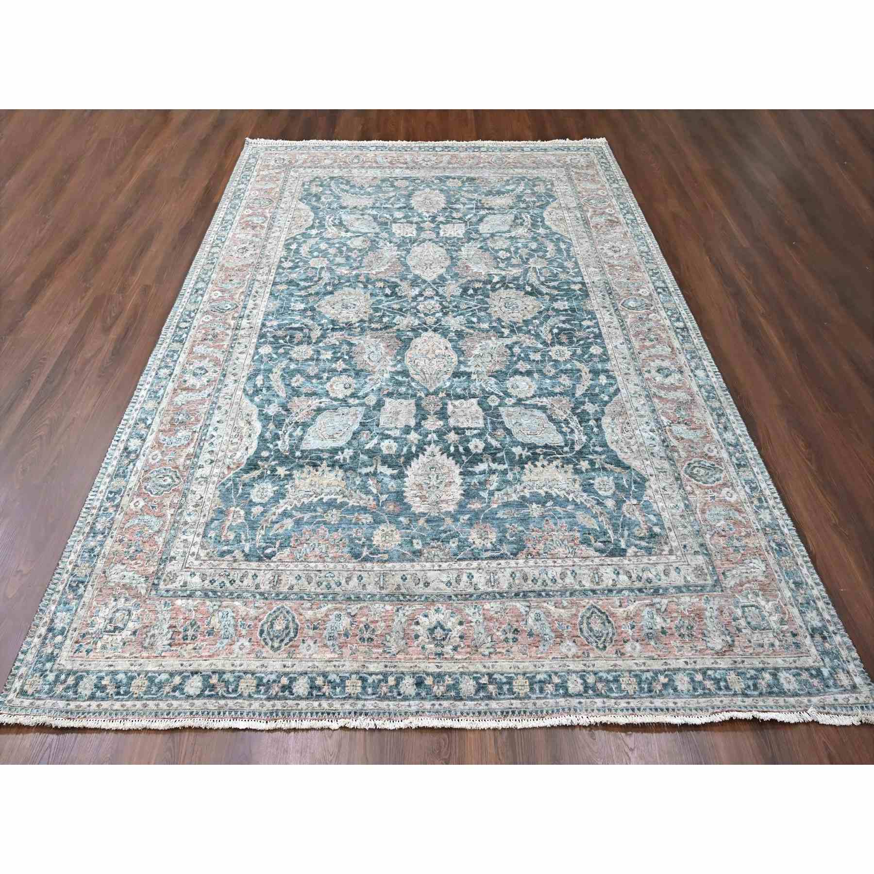 Oushak-And-Peshawar-Hand-Knotted-Rug-50865