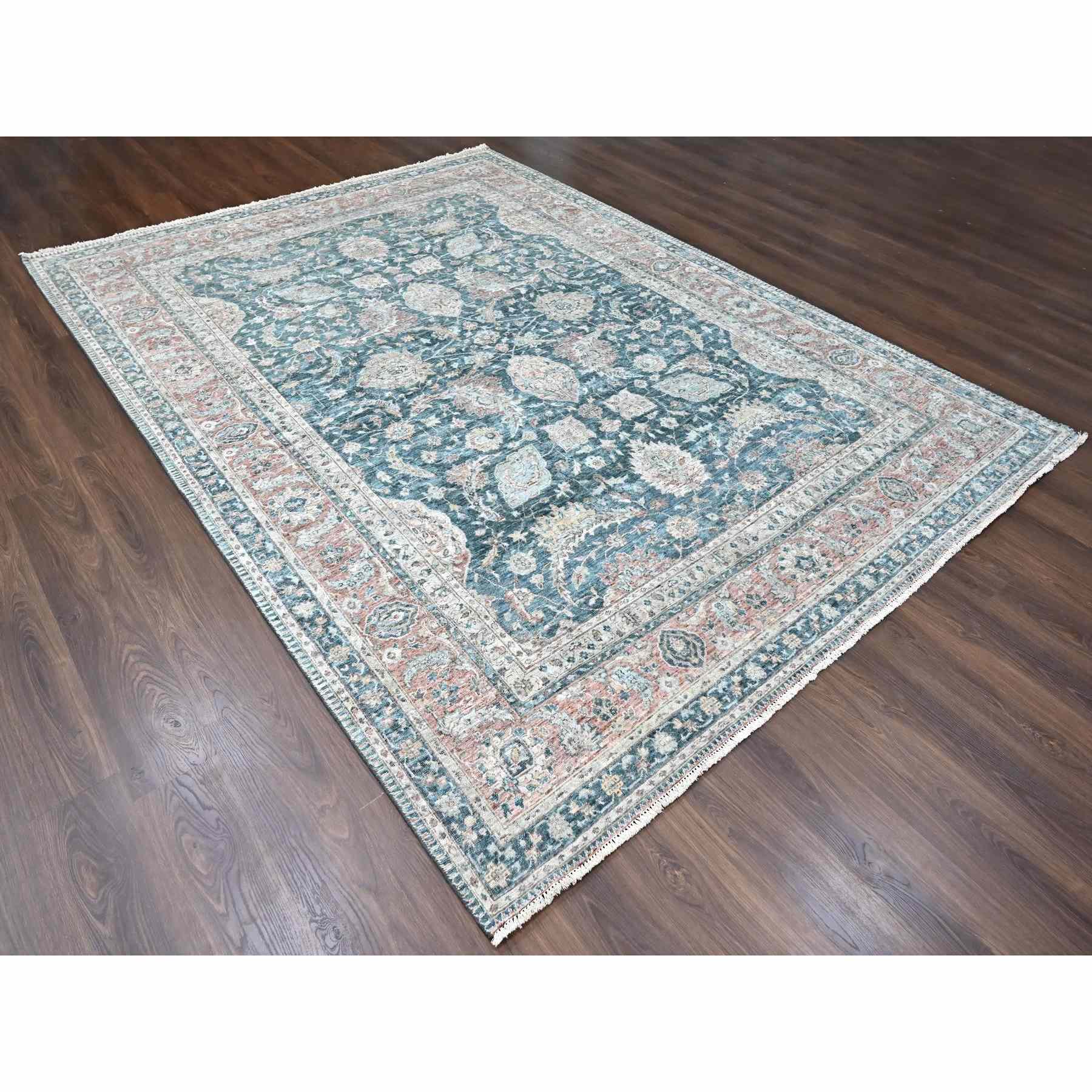 Oushak-And-Peshawar-Hand-Knotted-Rug-50865